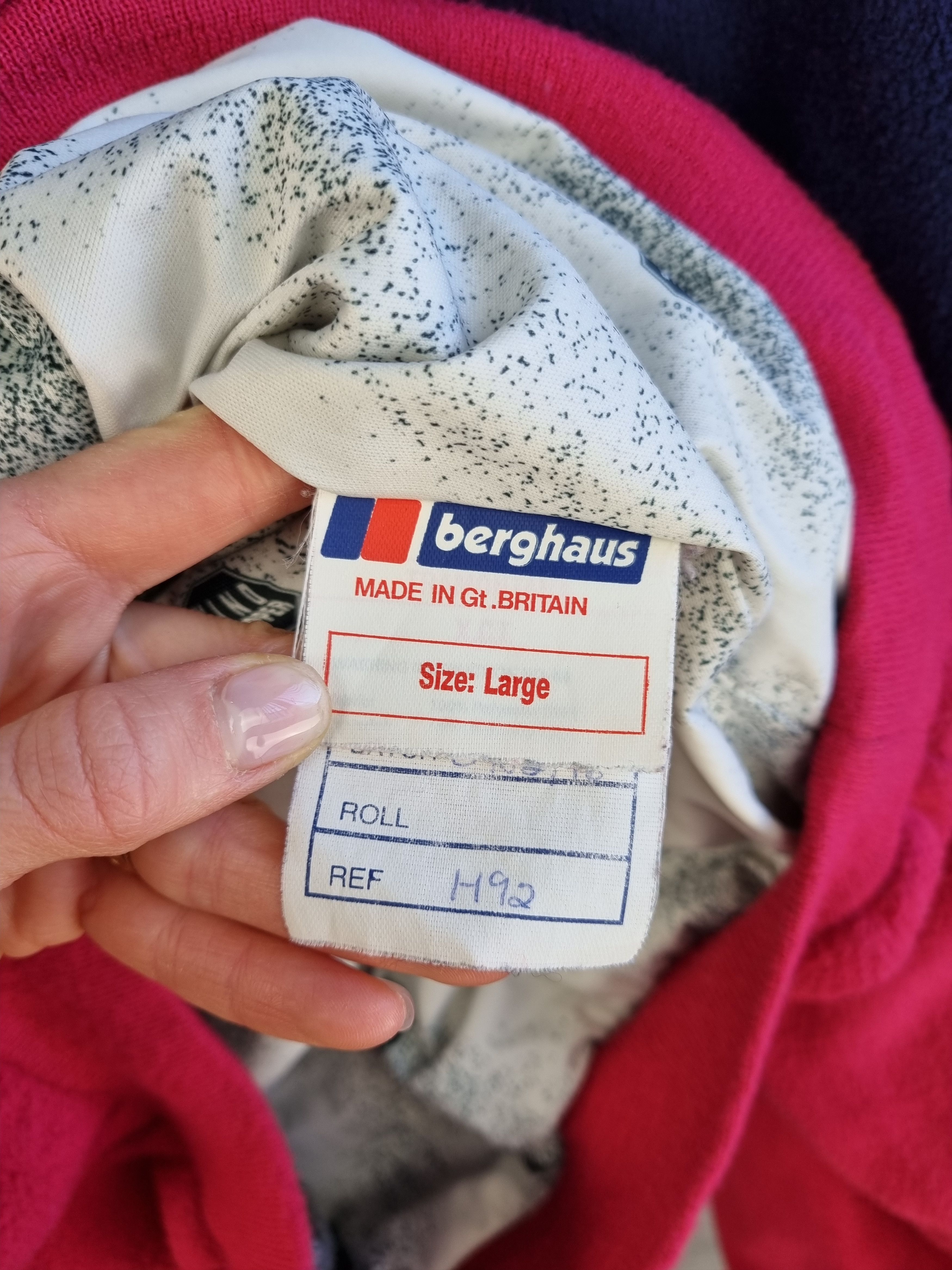 Berghaus × Polartec Berghaus Windstopper Fleece/Nylon Inside High Neck Pullover Size US L / EU 52-54 / 3 - 10 Thumbnail
