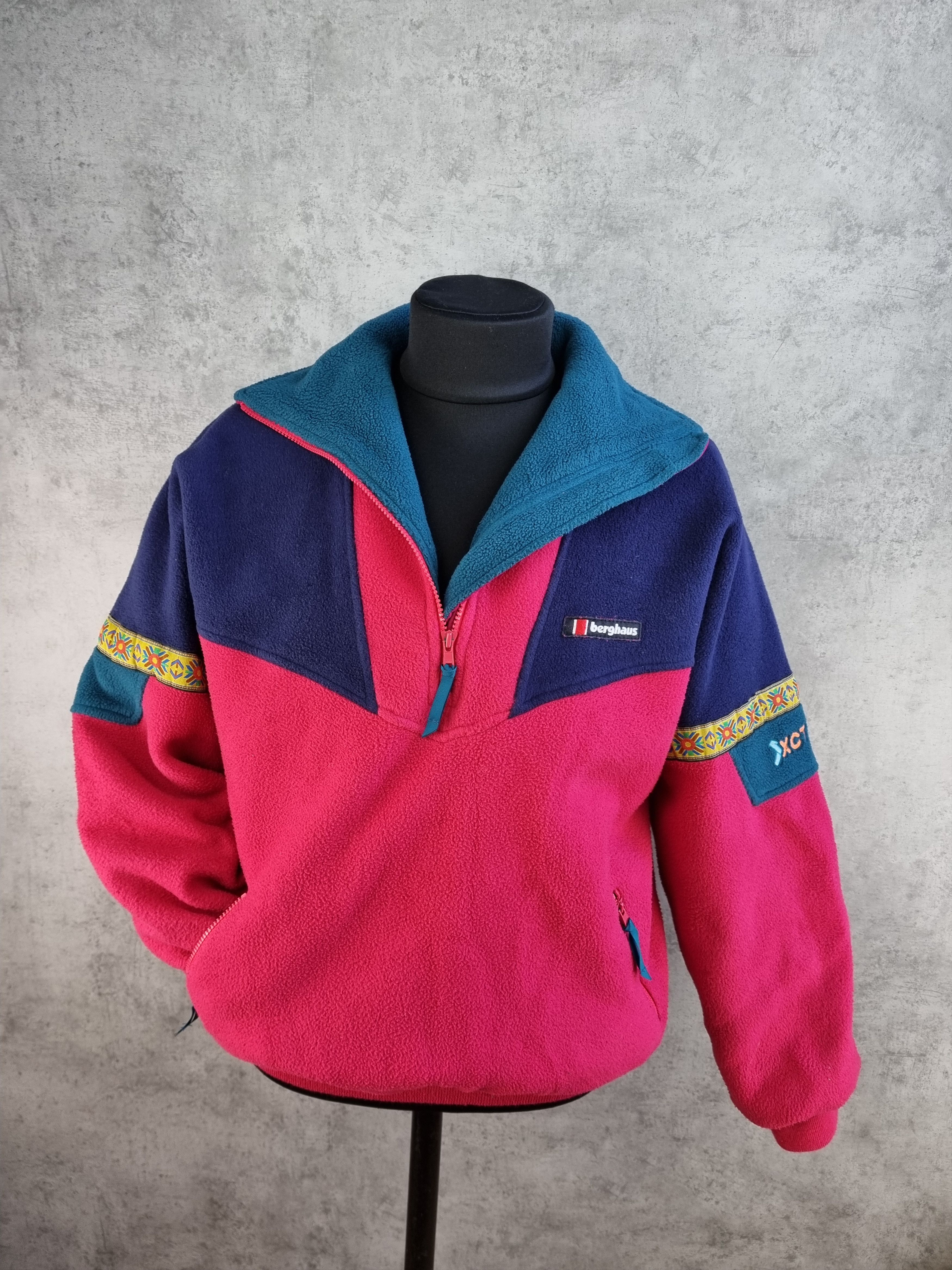 Berghaus × Polartec Berghaus Windstopper Fleece/Nylon Inside High Neck Pullover Size US L / EU 52-54 / 3 - 1 Thumbnail