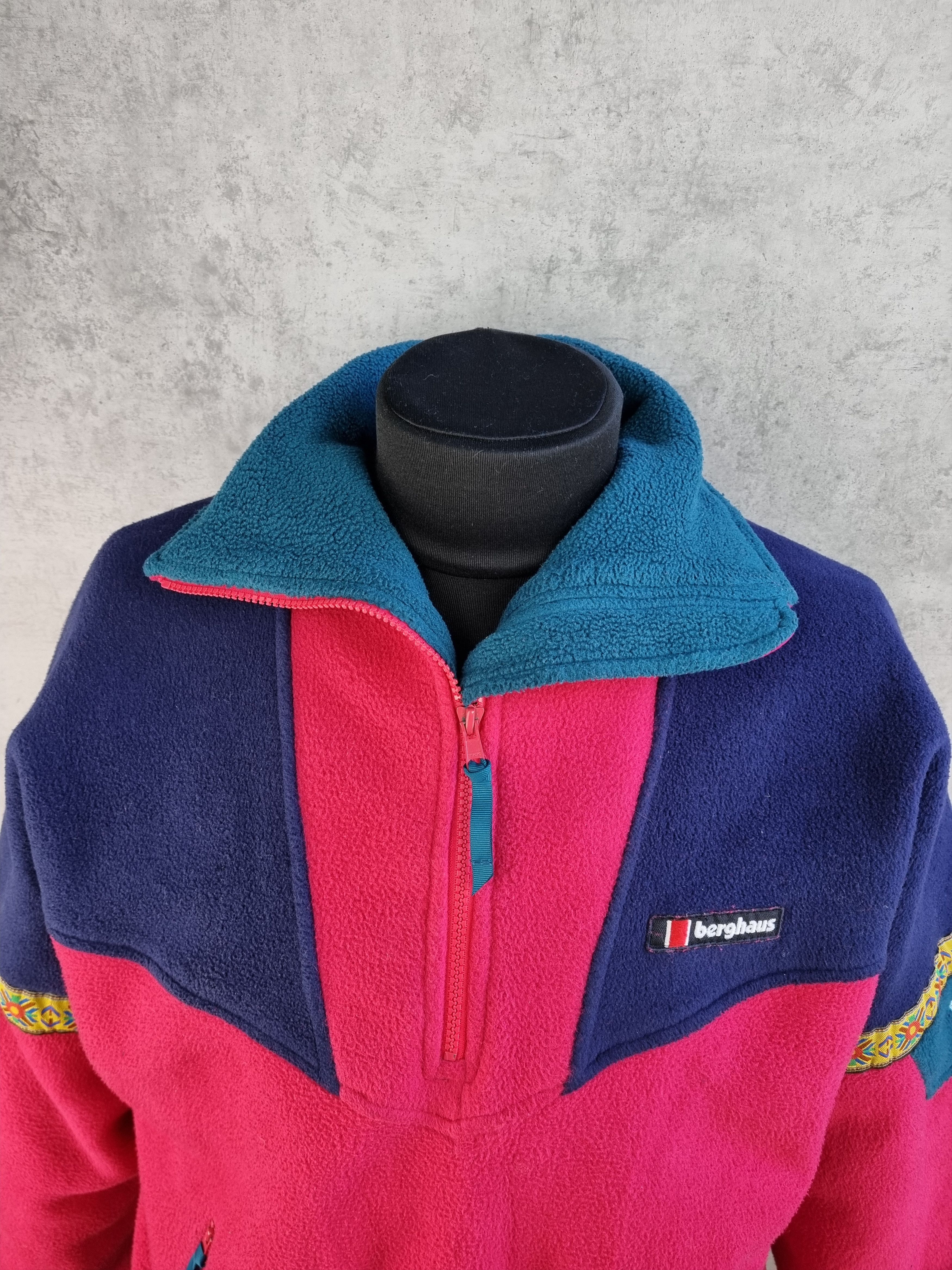 Berghaus × Polartec Berghaus Windstopper Fleece/Nylon Inside High Neck Pullover Size US L / EU 52-54 / 3 - 9 Thumbnail