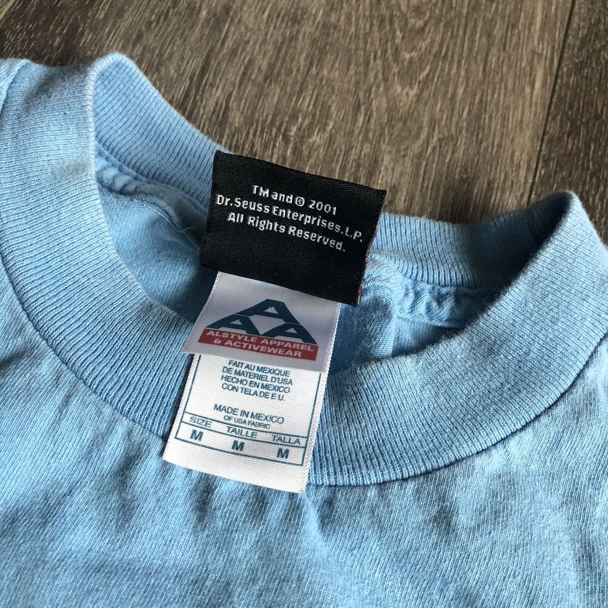 Vintage Vintage 00s Dr Seuss One Fish Two Fish Book Graphic Logo Tee Size US M / EU 48-50 / 2 - 5 Thumbnail