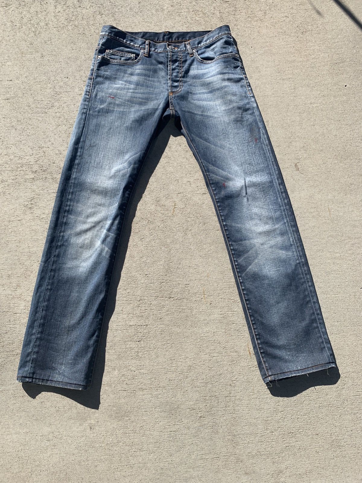 image of Dior Ss09 Under My Car Denim in Blue, Men's (Size 30)