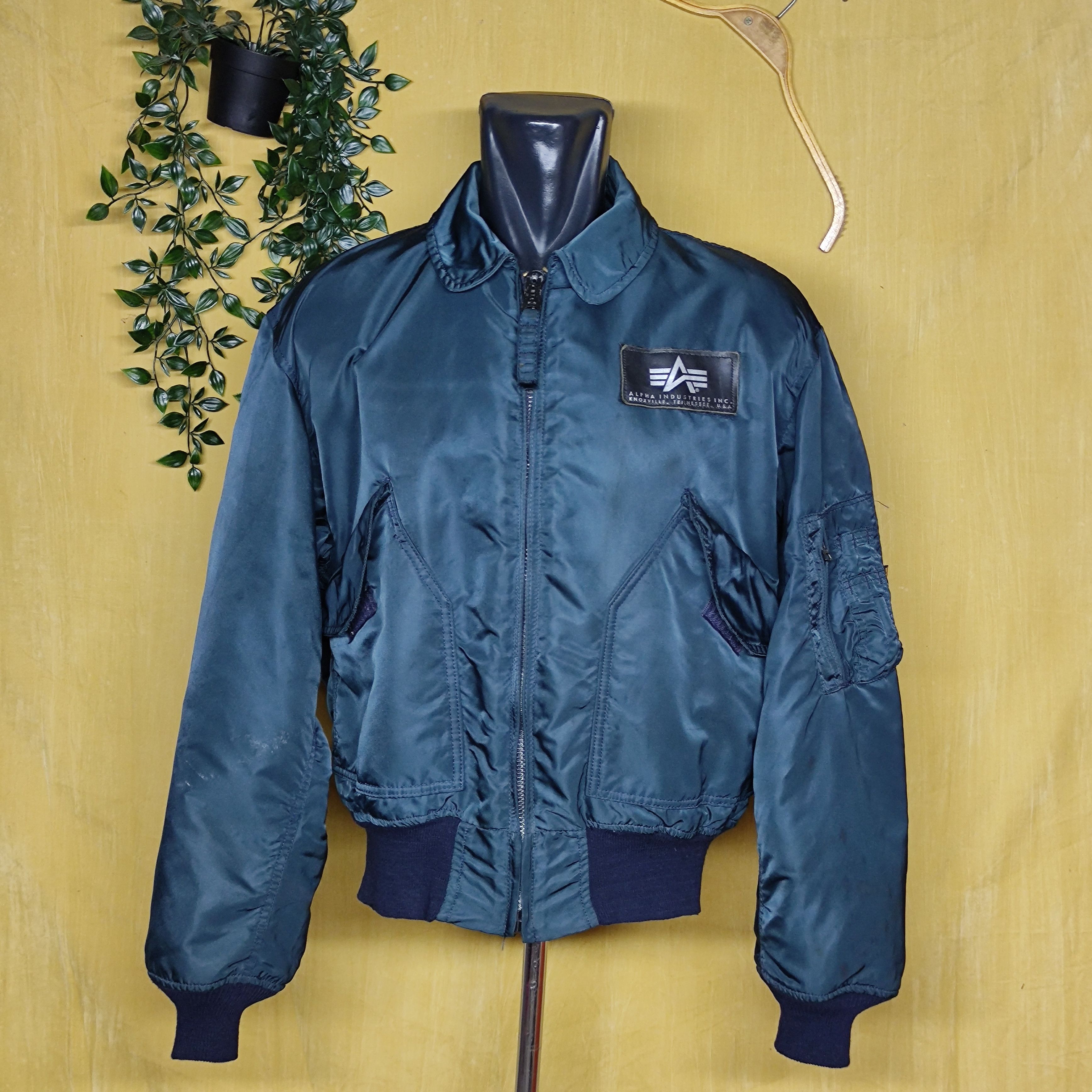 Alpha Industries Vintage 1984 Alpha Industries MA-1 Flight Jacket Size US L / EU 52-54 / 3 - 1 Thumbnail