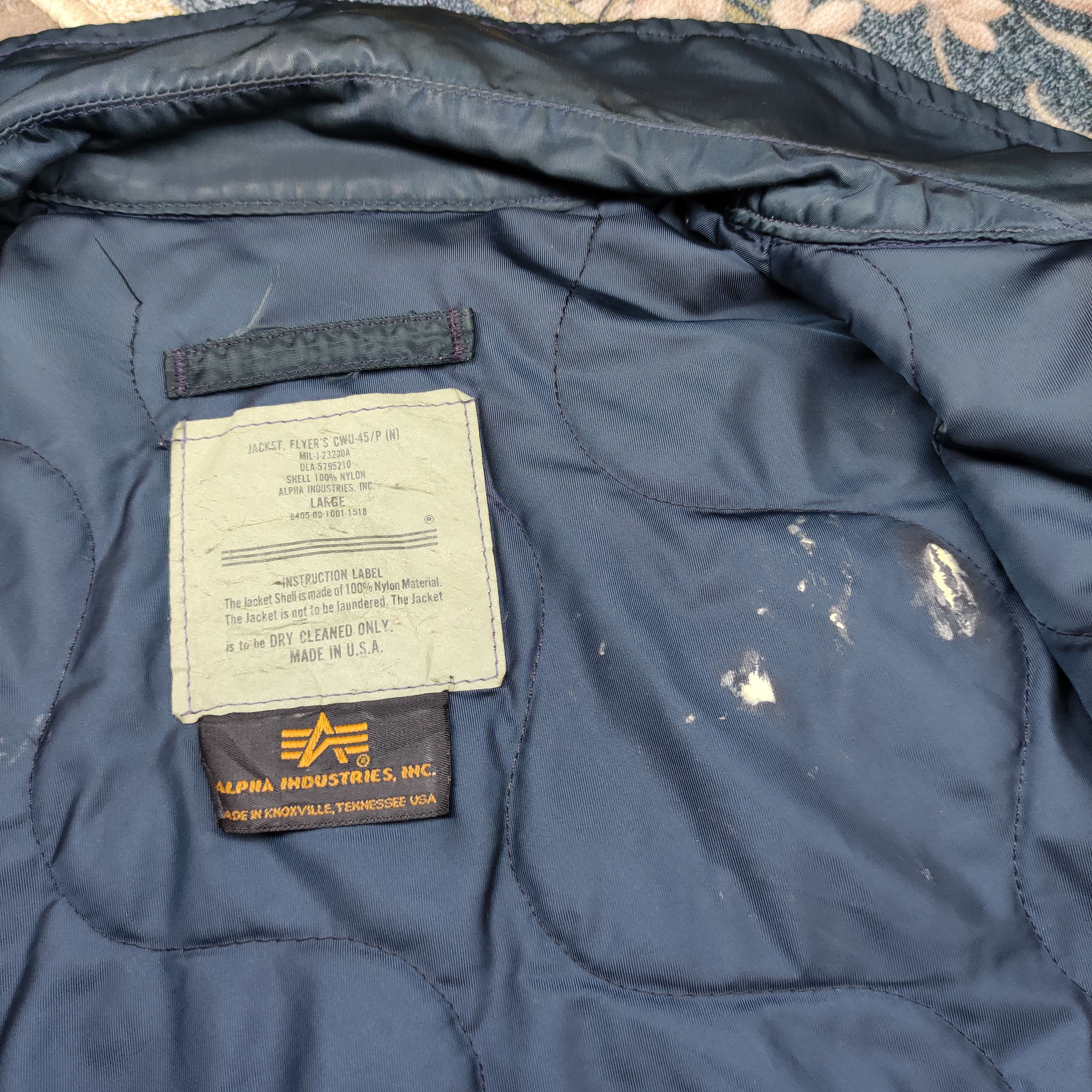 Alpha Industries Vintage 1984 Alpha Industries MA-1 Flight Jacket Size US L / EU 52-54 / 3 - 16 Thumbnail