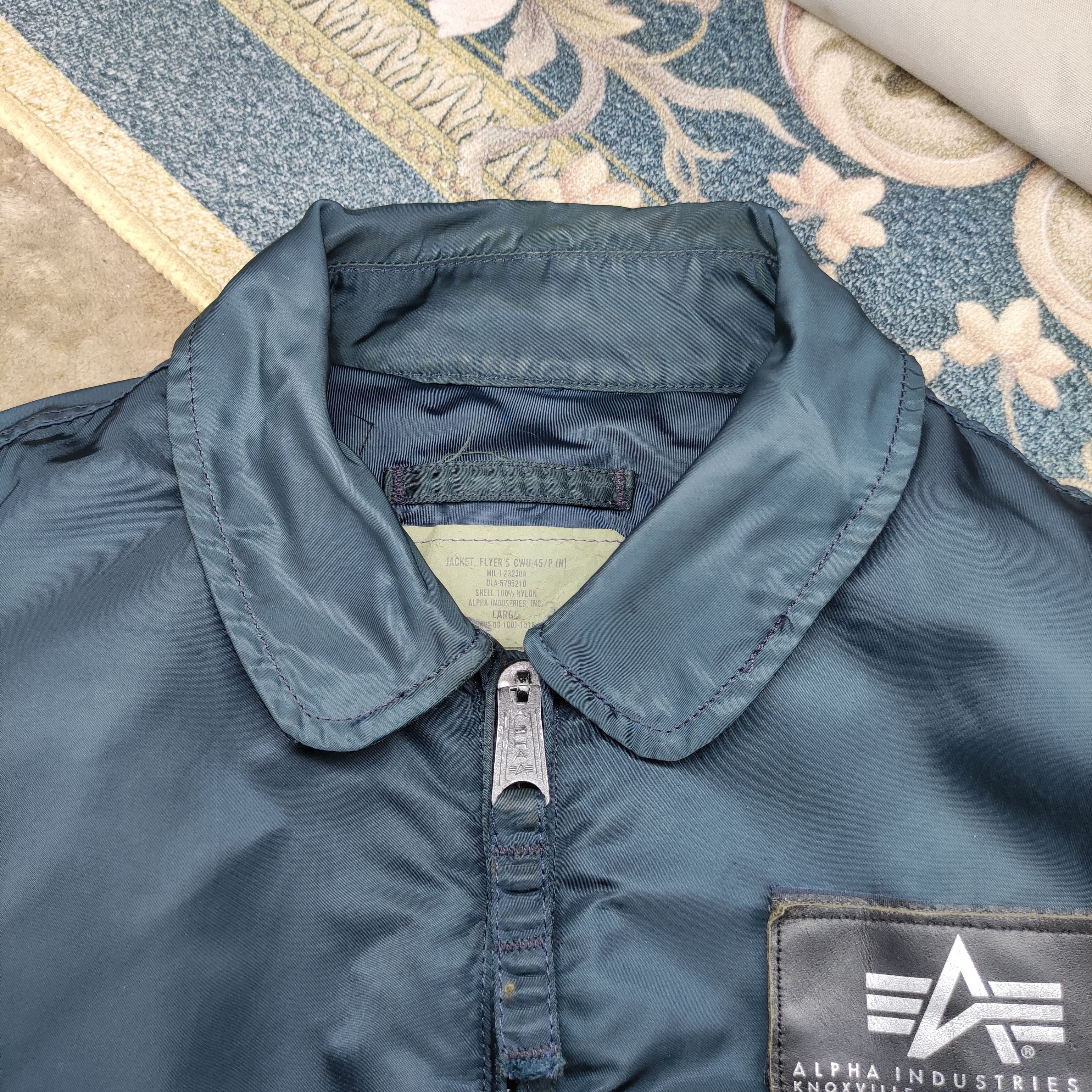 Alpha Industries Vintage 1984 Alpha Industries MA-1 Flight Jacket Size US L / EU 52-54 / 3 - 13 Thumbnail
