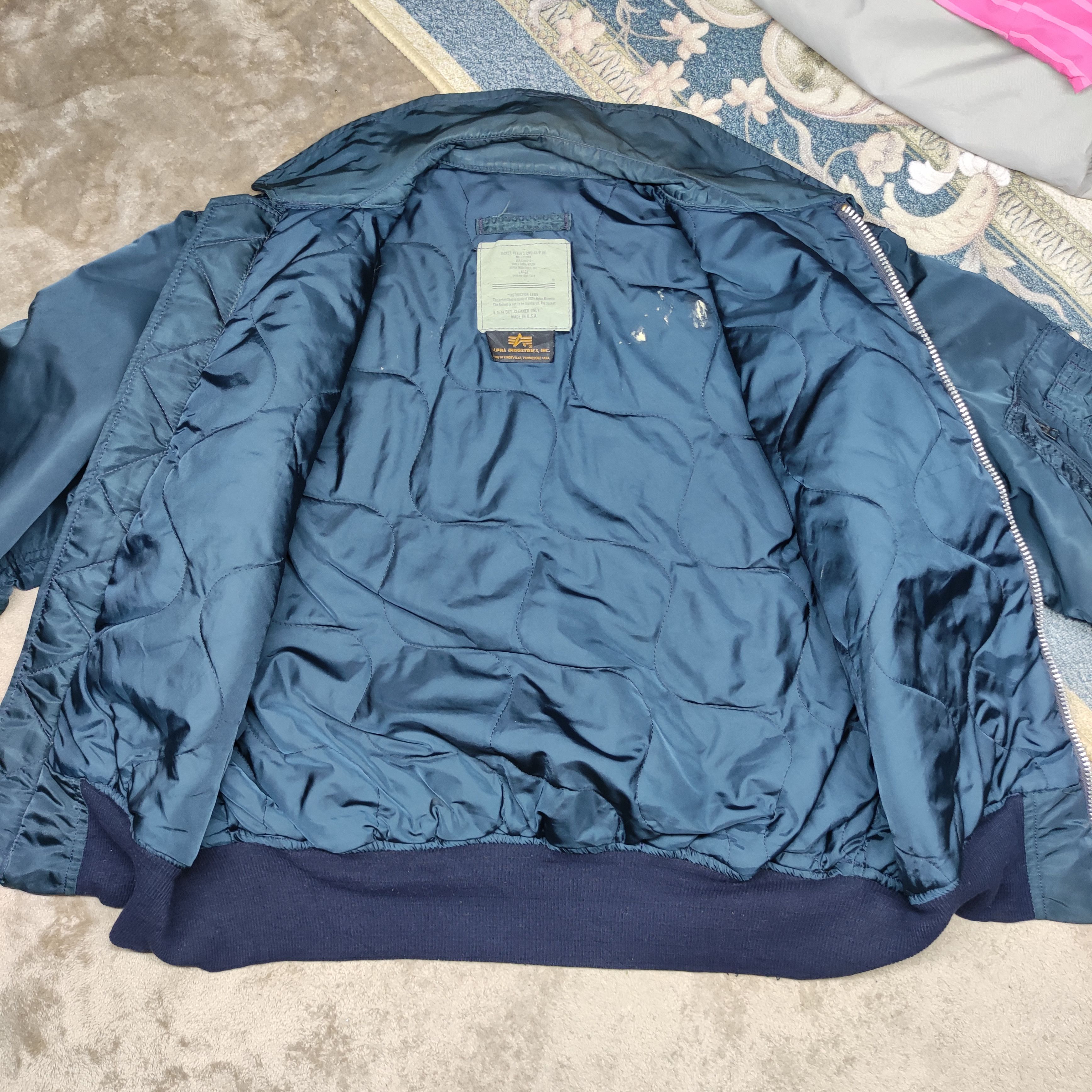 Alpha Industries Vintage 1984 Alpha Industries MA-1 Flight Jacket Size US L / EU 52-54 / 3 - 9 Thumbnail