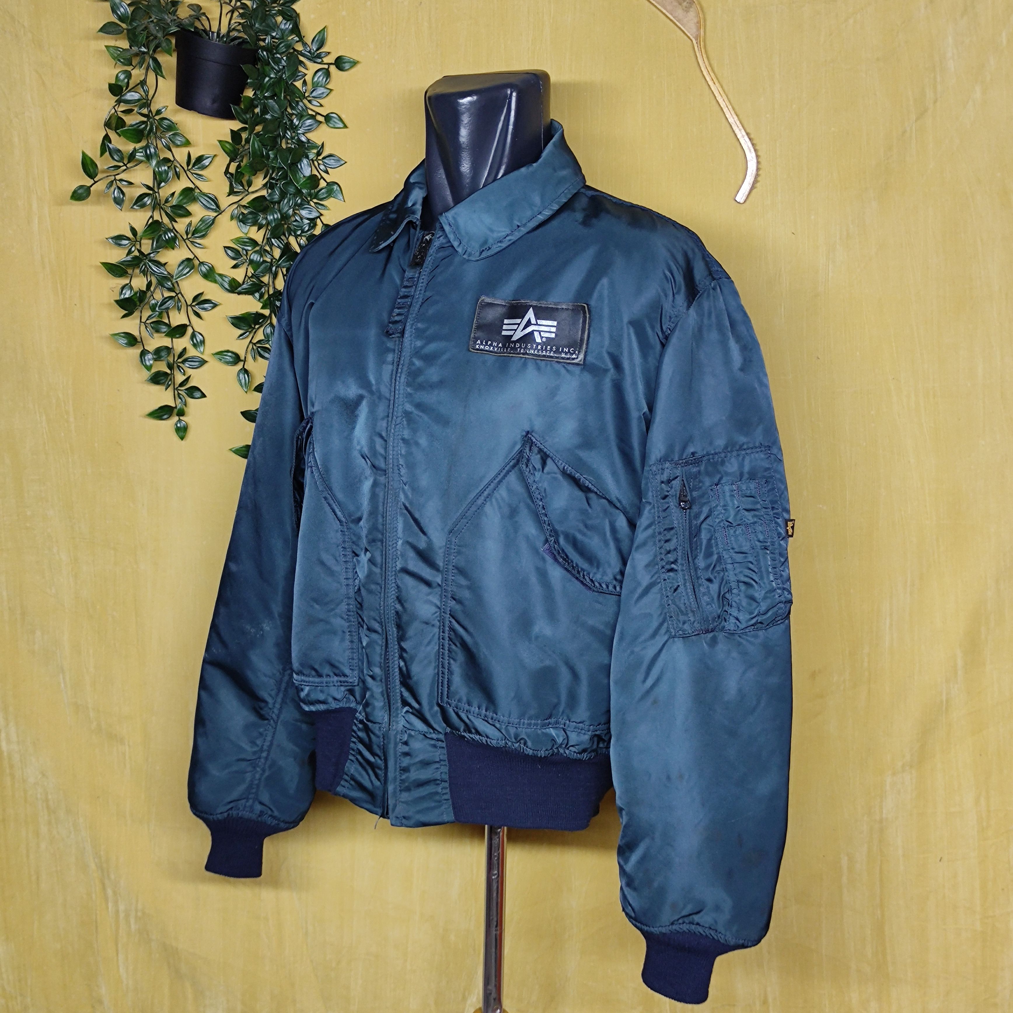 Alpha Industries Vintage 1984 Alpha Industries MA-1 Flight Jacket Size US L / EU 52-54 / 3 - 2 Thumbnail
