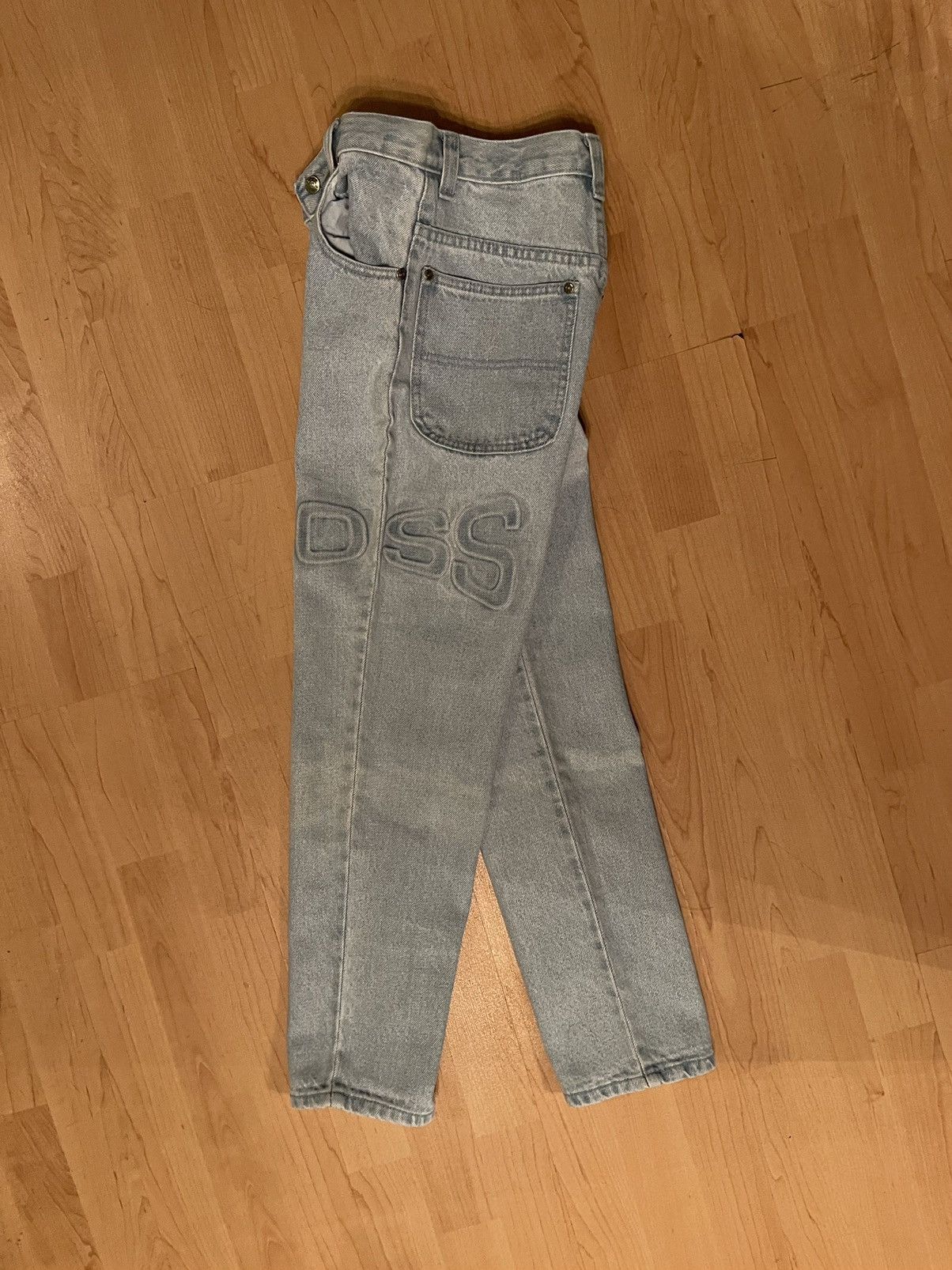 Hugo Boss × Vintage Hugo Boss vintage 90s big logo denim pants mom fit jeans Size 25" / US 0 / IT 36 - 5 Thumbnail