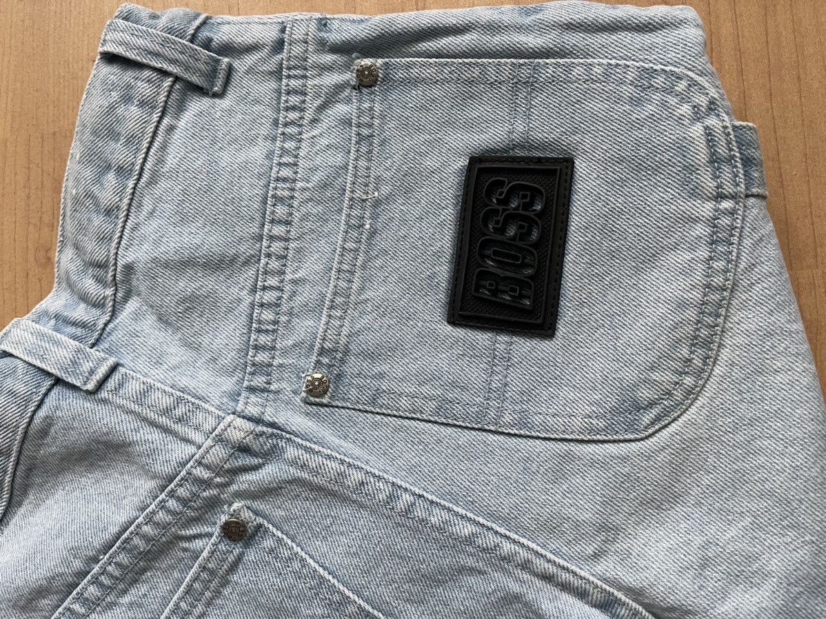 Hugo Boss × Vintage Hugo Boss vintage 90s big logo denim pants mom fit jeans Size 25" / US 0 / IT 36 - 3 Thumbnail