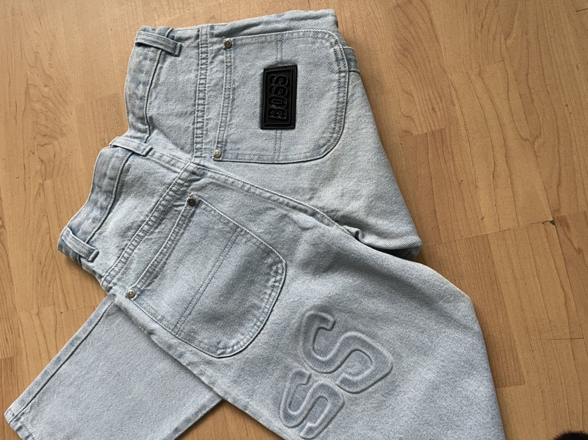 Hugo Boss × Vintage Hugo Boss vintage 90s big logo denim pants mom fit jeans Size 25" / US 0 / IT 36 - 2 Thumbnail