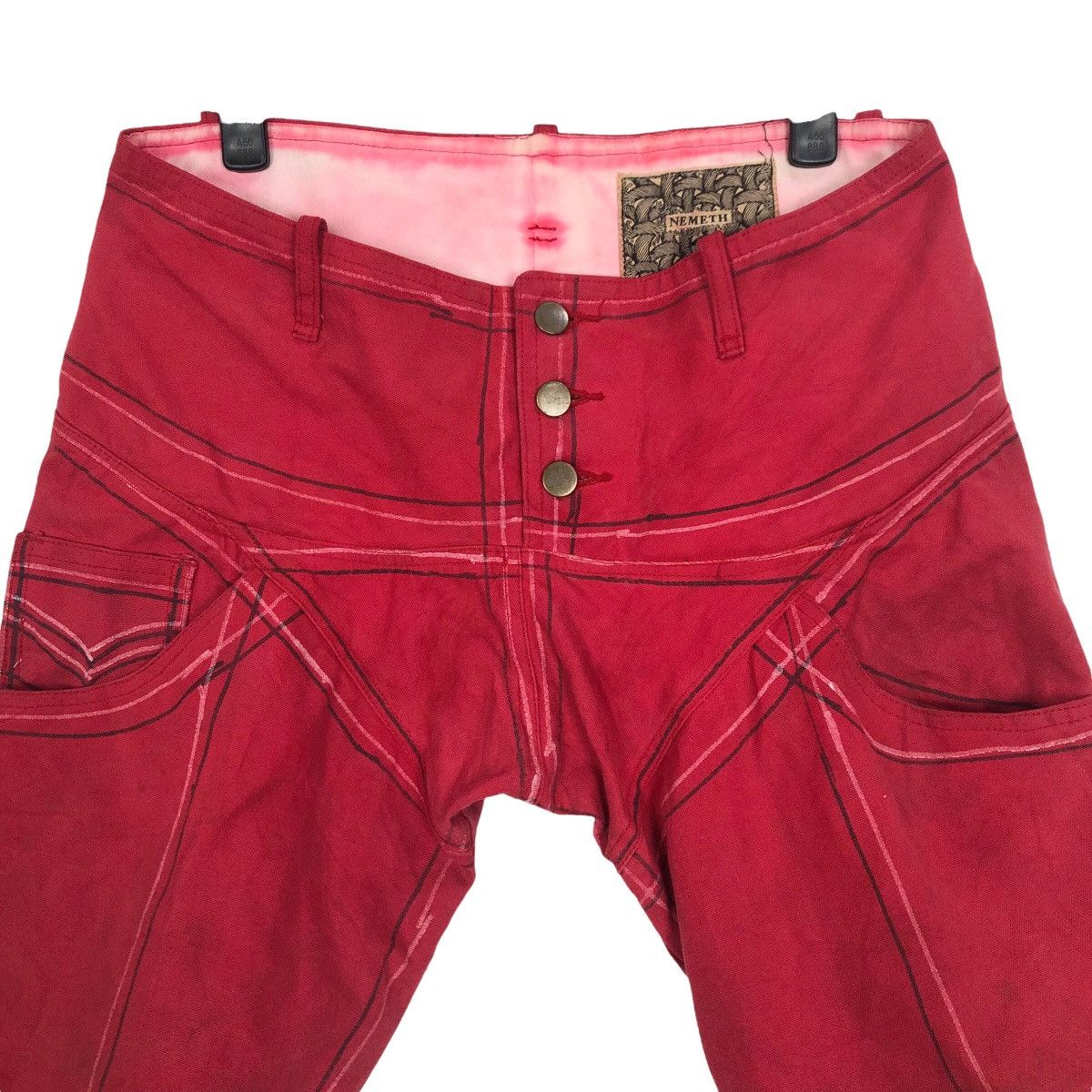 Christopher Nemeth Vintage Christopher Nemeth Duck Canvas Blueprint Pants Size US 32 / EU 48 - 4 Thumbnail