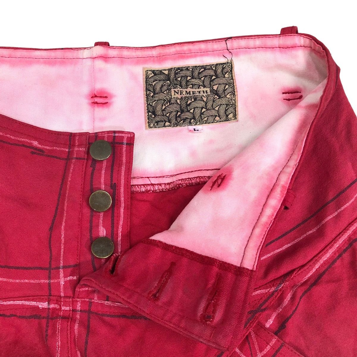 Christopher Nemeth Vintage Christopher Nemeth Duck Canvas Blueprint Pants Size US 32 / EU 48 - 12 Thumbnail