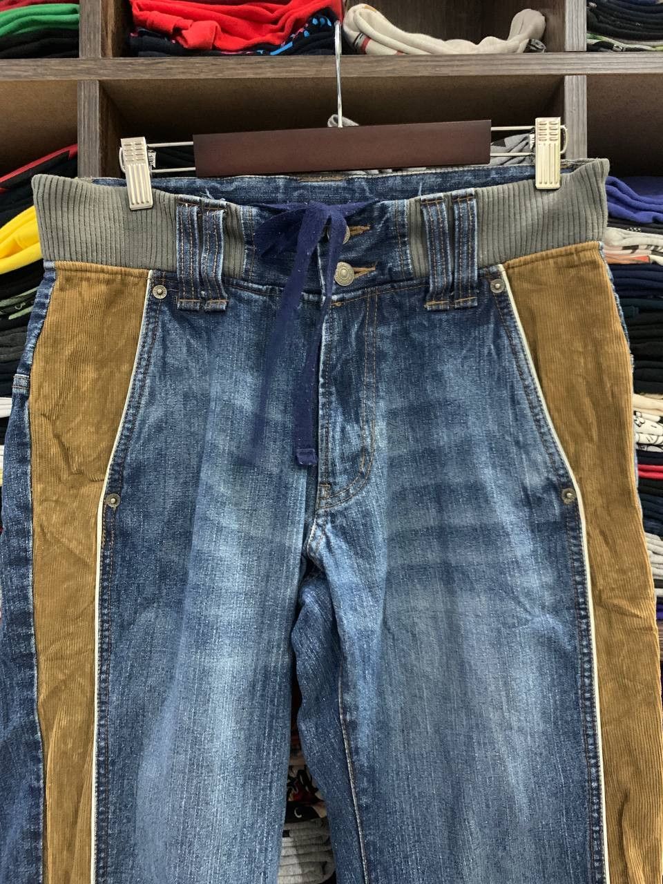 PPFM Vintage PPFM Jeans Mix Corduroy Japan Jeans Size US 31 - 3 Thumbnail