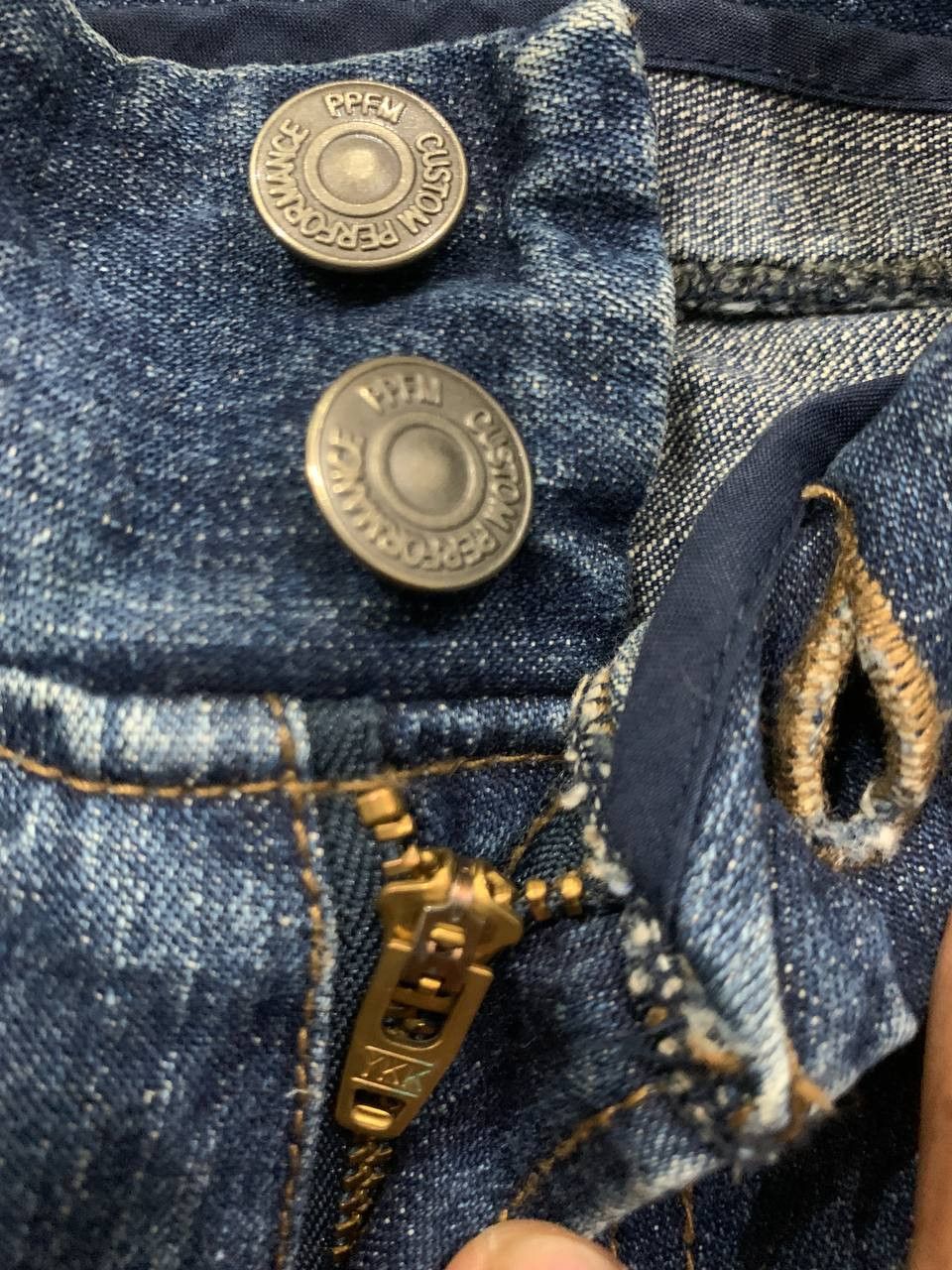 PPFM Vintage PPFM Jeans Mix Corduroy Japan Jeans Size US 31 - 7 Thumbnail