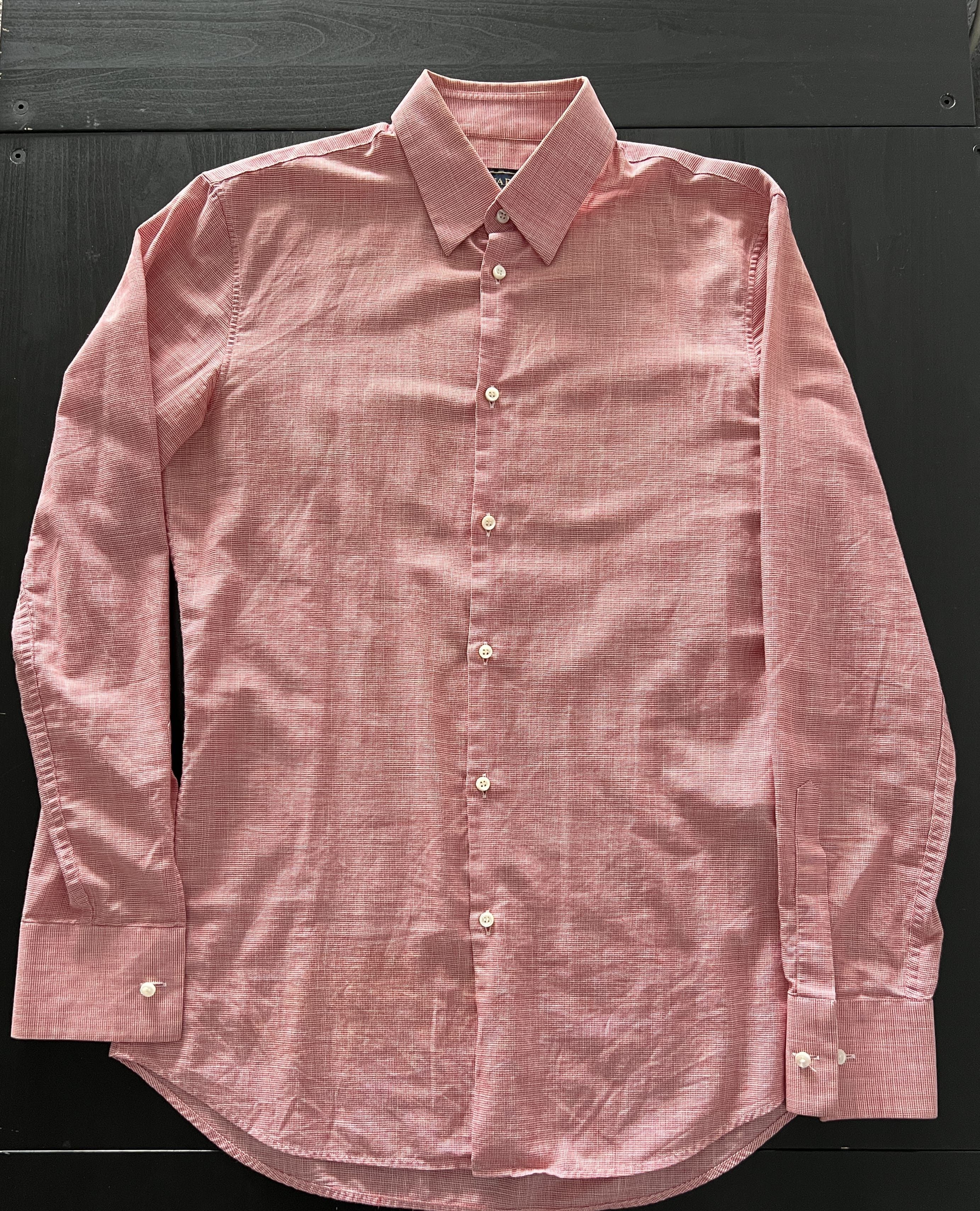 Dsquared2 Men’s Red Cotton Tailor Dean Classic Shirt SIZE S