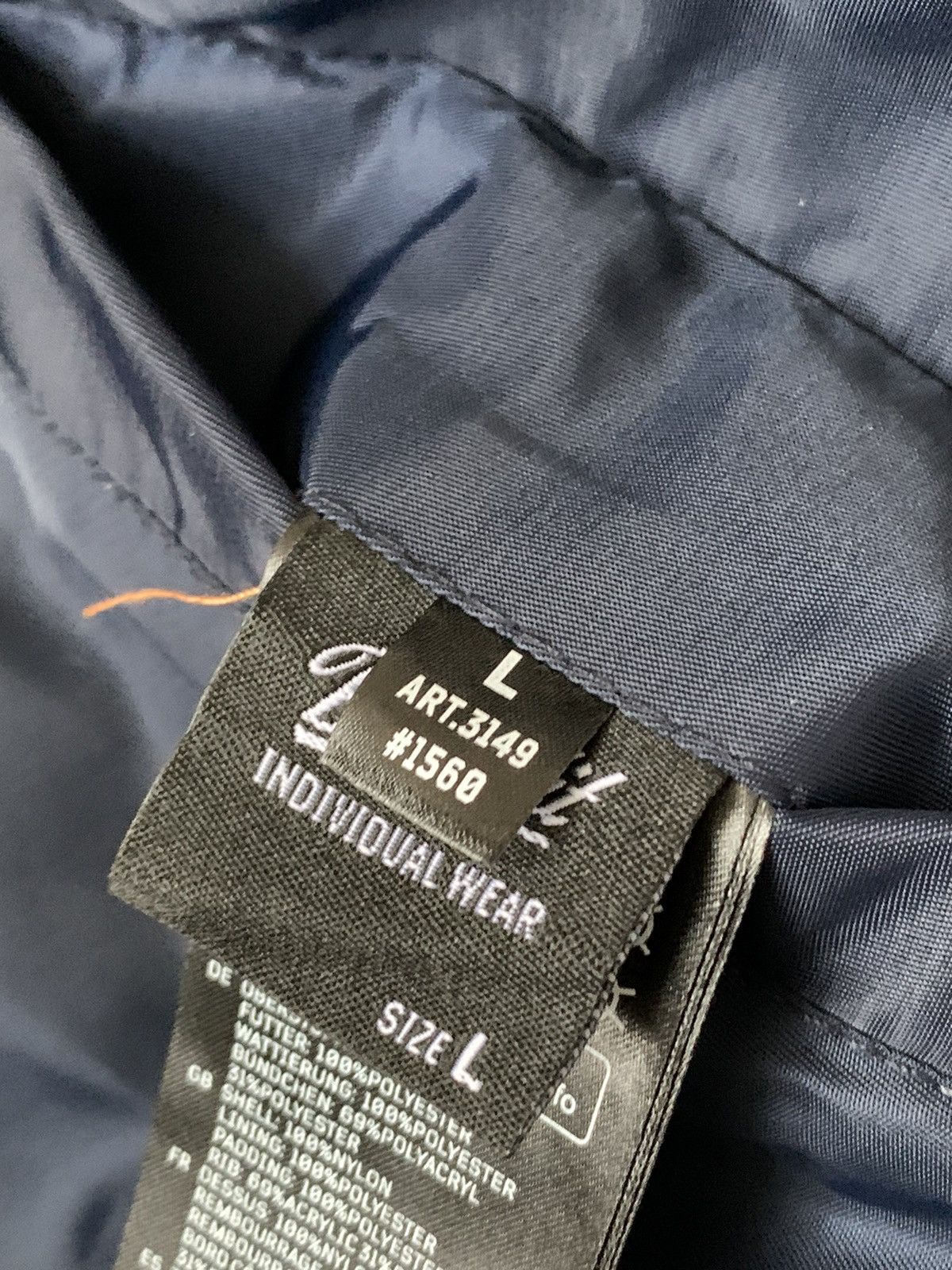 Alpha Industries Bomber jacket vintage oversized blue MA1 blue Size US L / EU 52-54 / 3 - 6 Thumbnail