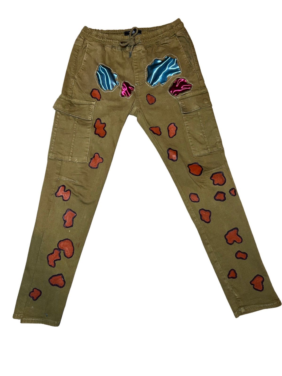 Japanese Brand × Streetwear Custom Cargos X Satin Custom X Streetwear ...
