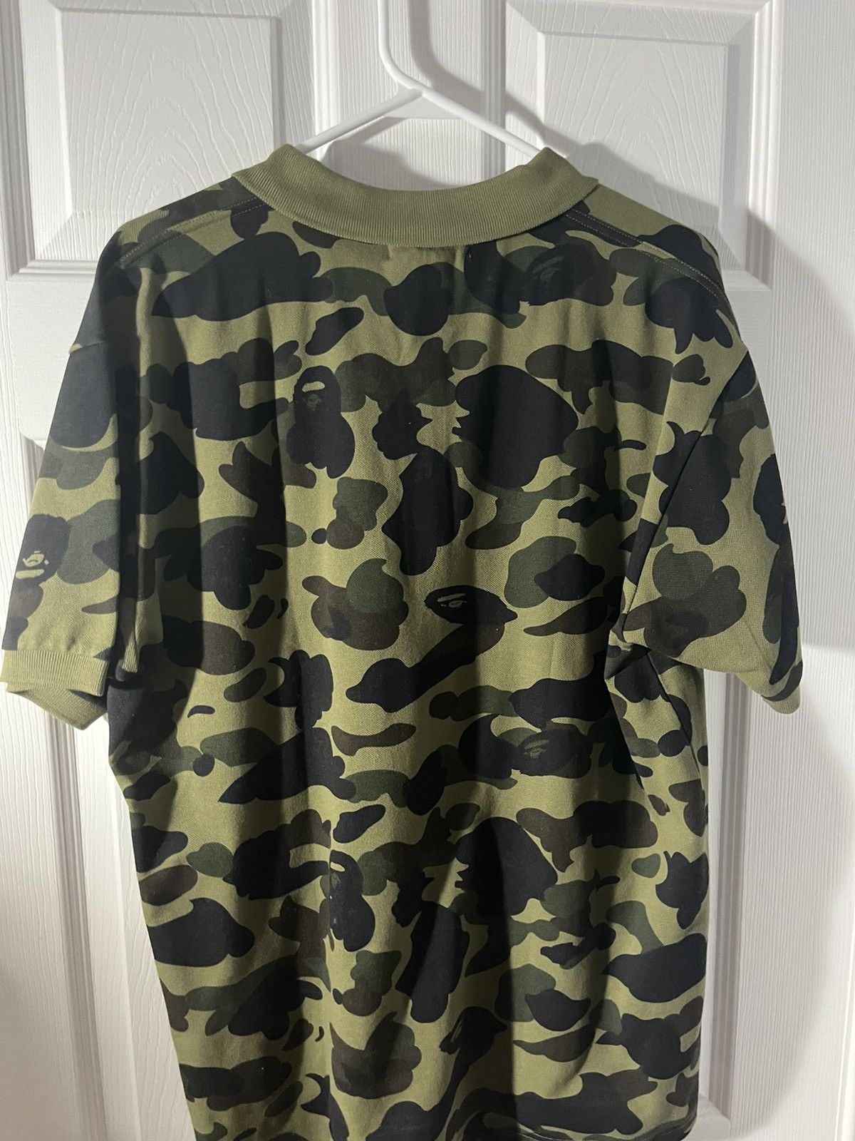 Bape Bape Green Camo Polo Size US XL / EU 56 / 4 - 2 Thumbnail