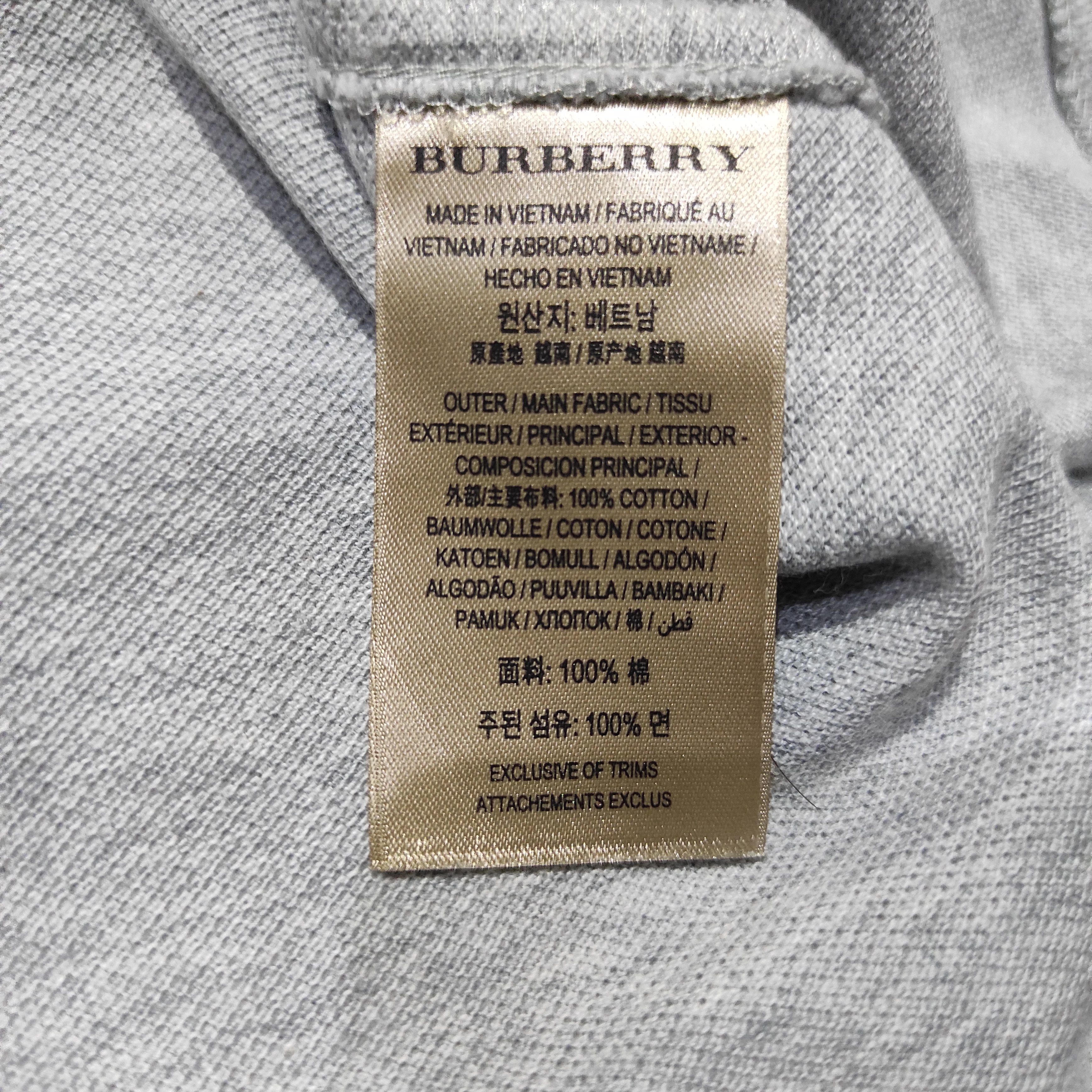 Burberry Burberry Brit Polo Shirt Nova Check Grey size L Size US M / EU 48-50 / 2 - 14 Thumbnail