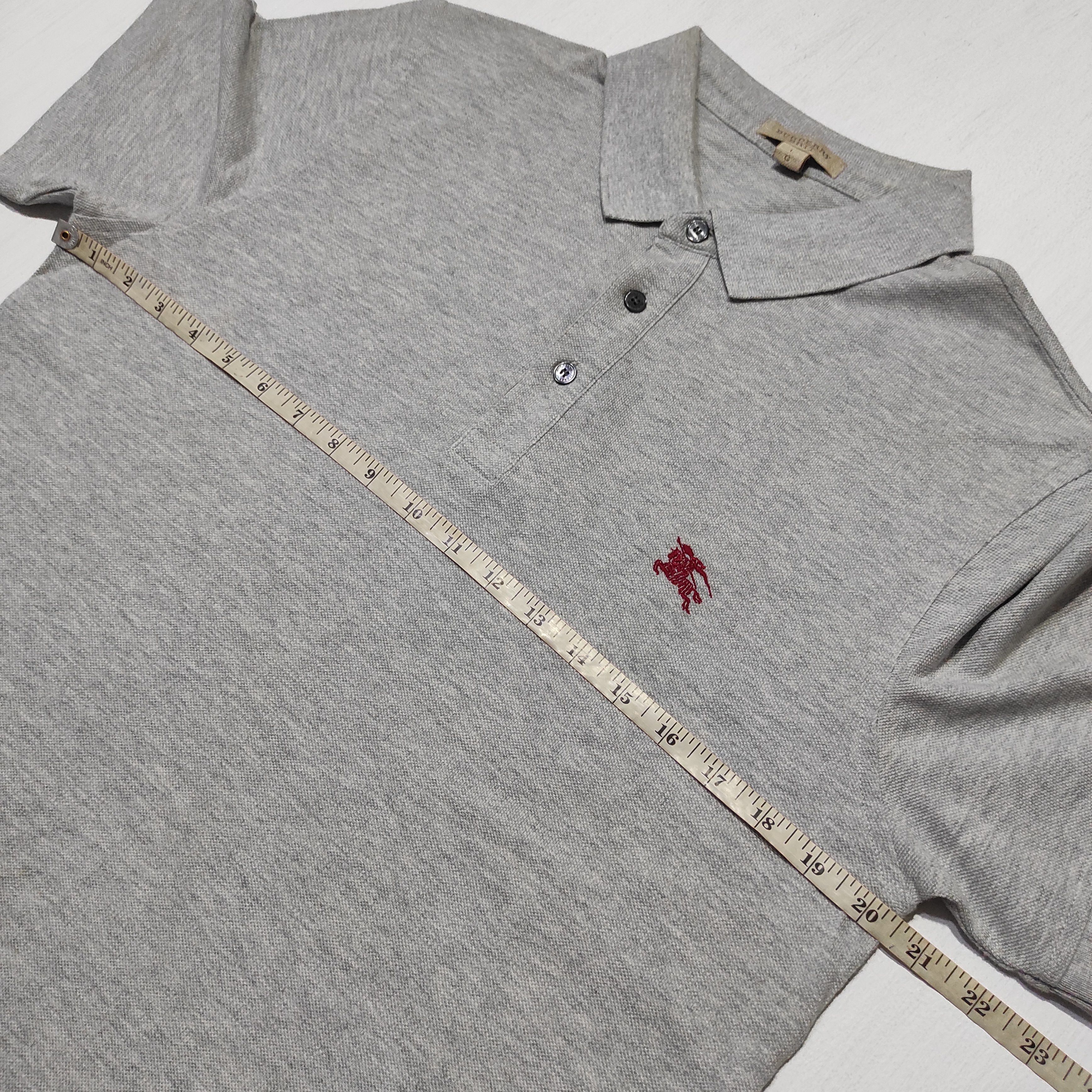 Burberry Burberry Brit Polo Shirt Nova Check Grey size L Size US M / EU 48-50 / 2 - 21 Thumbnail