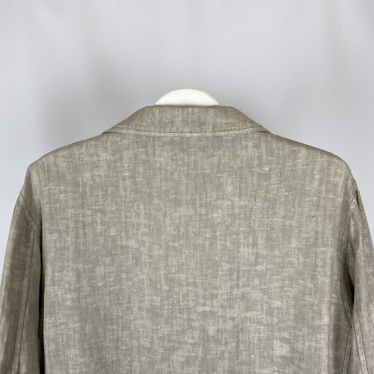 Emporio Armani Emporio Armani Hand Painted Linen Canvas Jacket Size US L / EU 52-54 / 3 - 9 Thumbnail