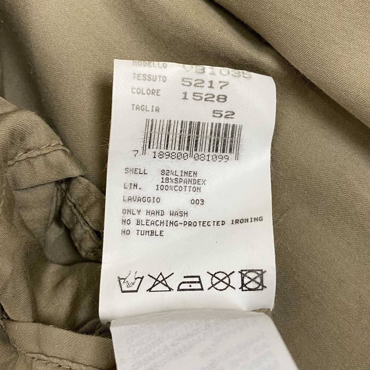 Emporio Armani Emporio Armani Hand Painted Linen Canvas Jacket Size US L / EU 52-54 / 3 - 17 Thumbnail
