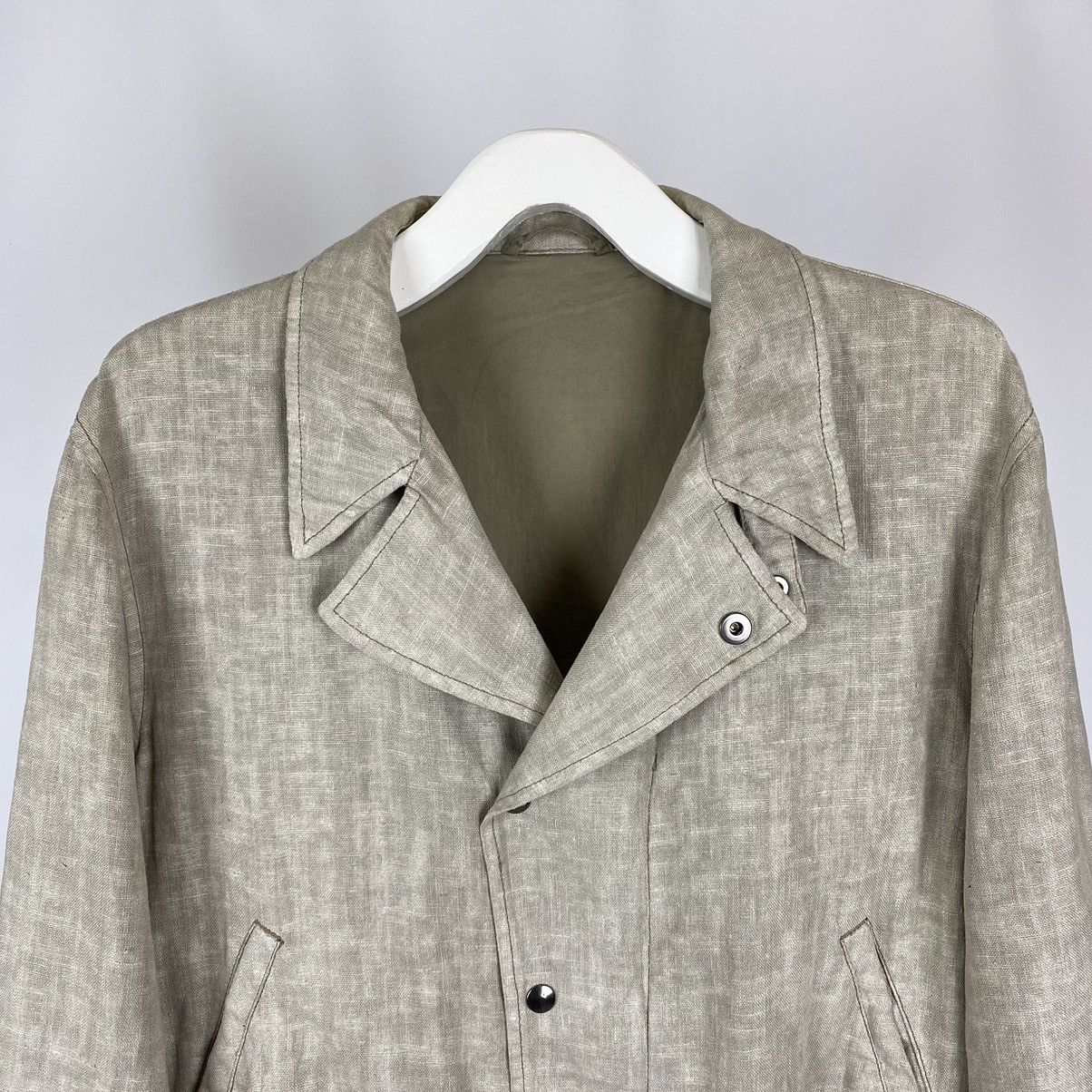 Emporio Armani Emporio Armani Hand Painted Linen Canvas Jacket Size US L / EU 52-54 / 3 - 4 Thumbnail