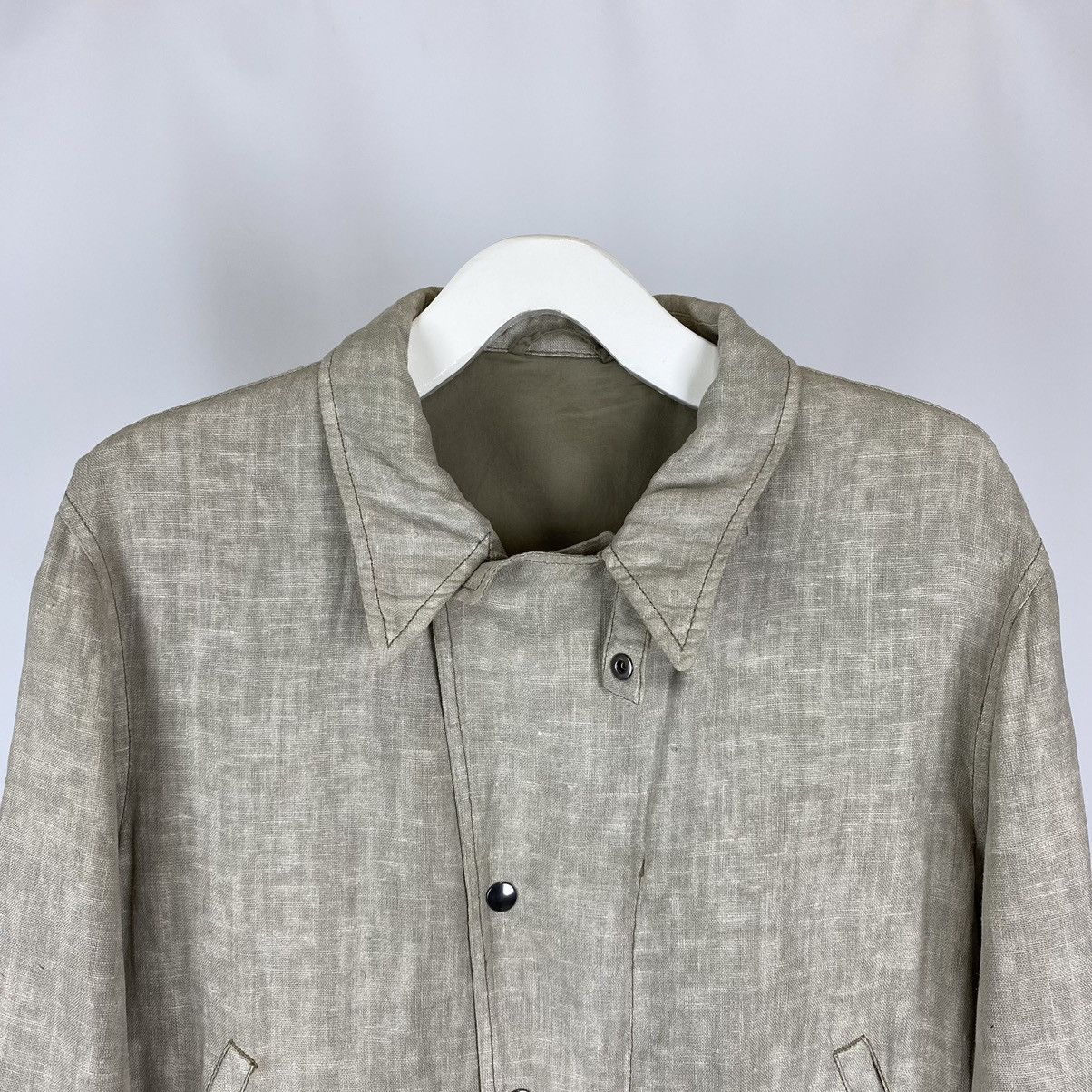 Emporio Armani Emporio Armani Hand Painted Linen Canvas Jacket Size US L / EU 52-54 / 3 - 5 Thumbnail