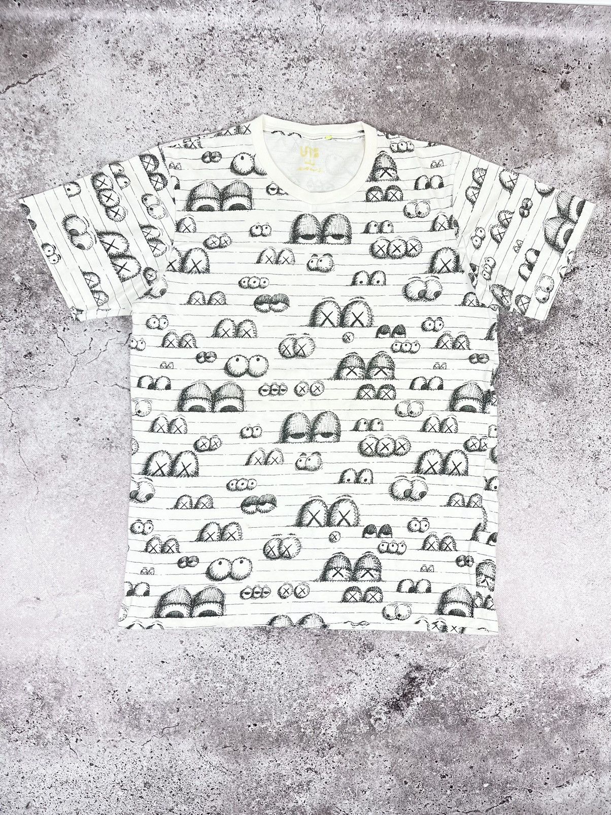 Kaws × Streetwear × Uniqlo Uniqlo Kaws Monogram White T Shirt | Grailed