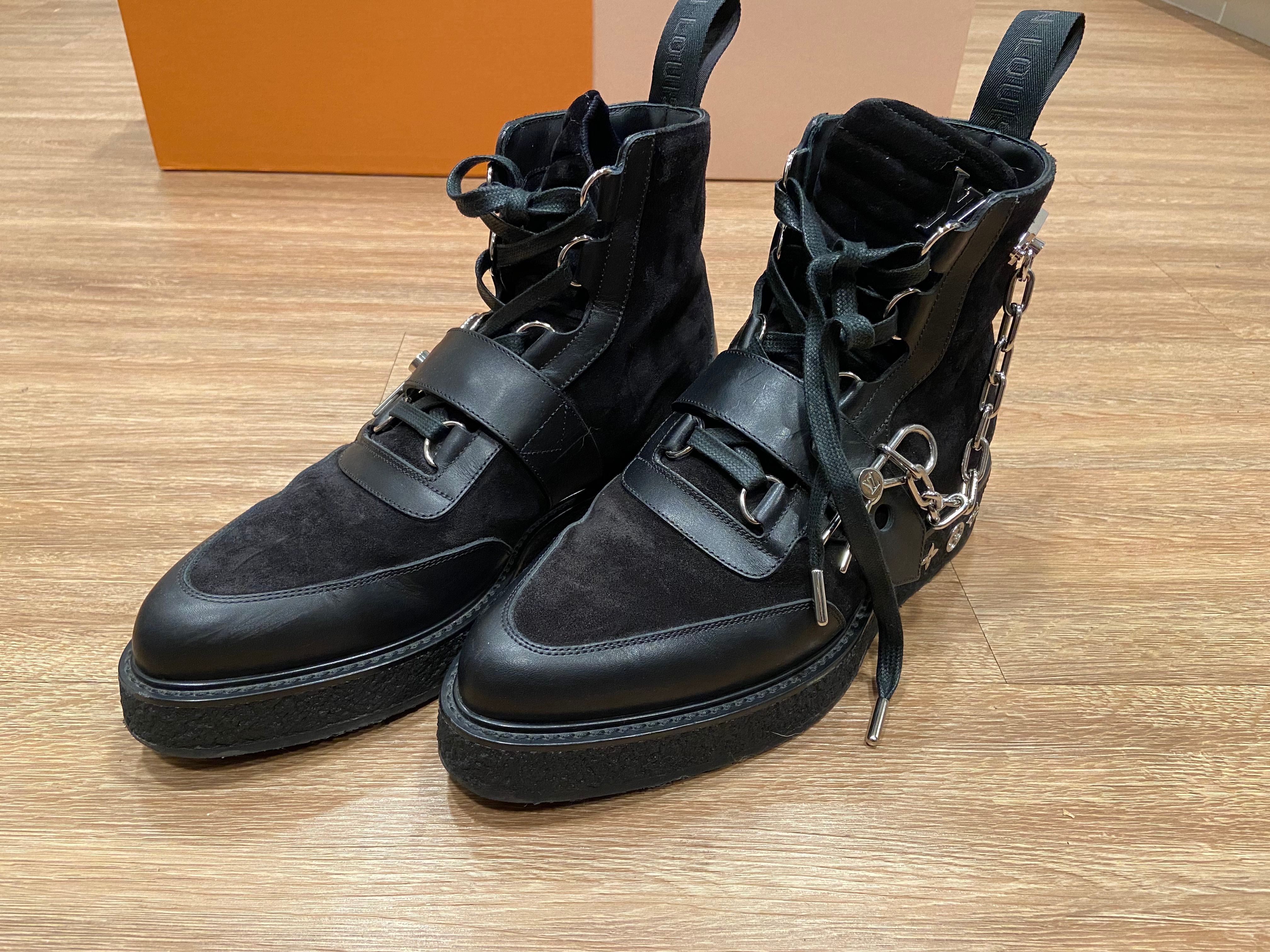Louis Vuitton 1AAS83 LV Trainer Snow Snow Boot