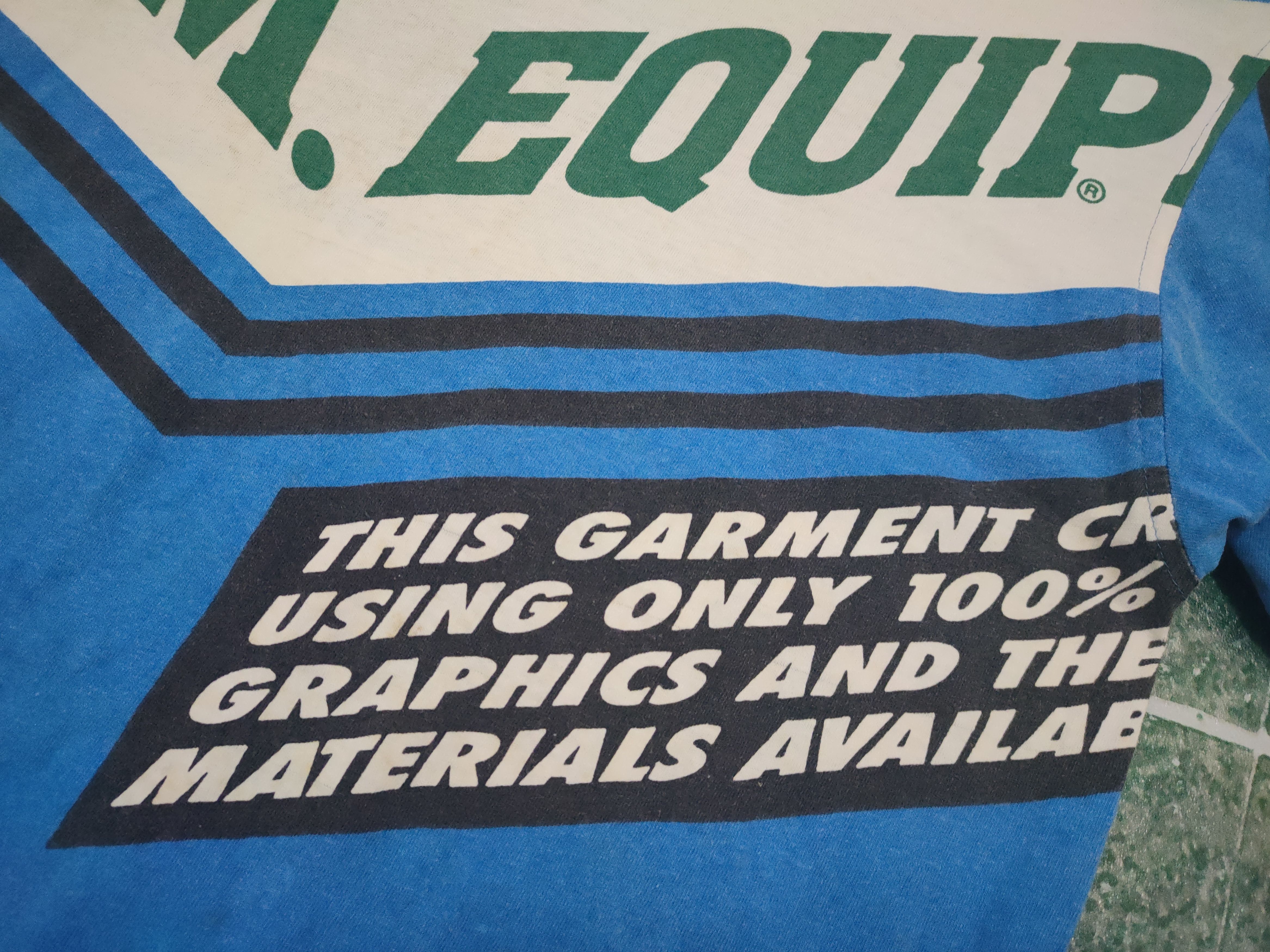 B.U.M Equipment × Vintage Vintage Thrashed B.U.M Equipment 90's t shirt over printed Size US XL / EU 56 / 4 - 4 Thumbnail