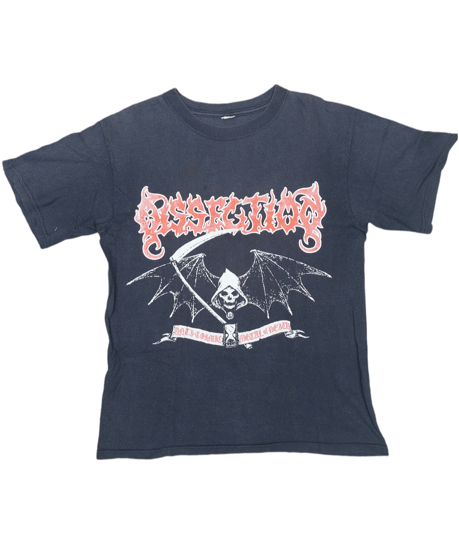 T-shirt Noir Metal Dark Throne – Mayhem, Bathory, Darkthrone – Motif Lune Funéraire, Coupe Classique