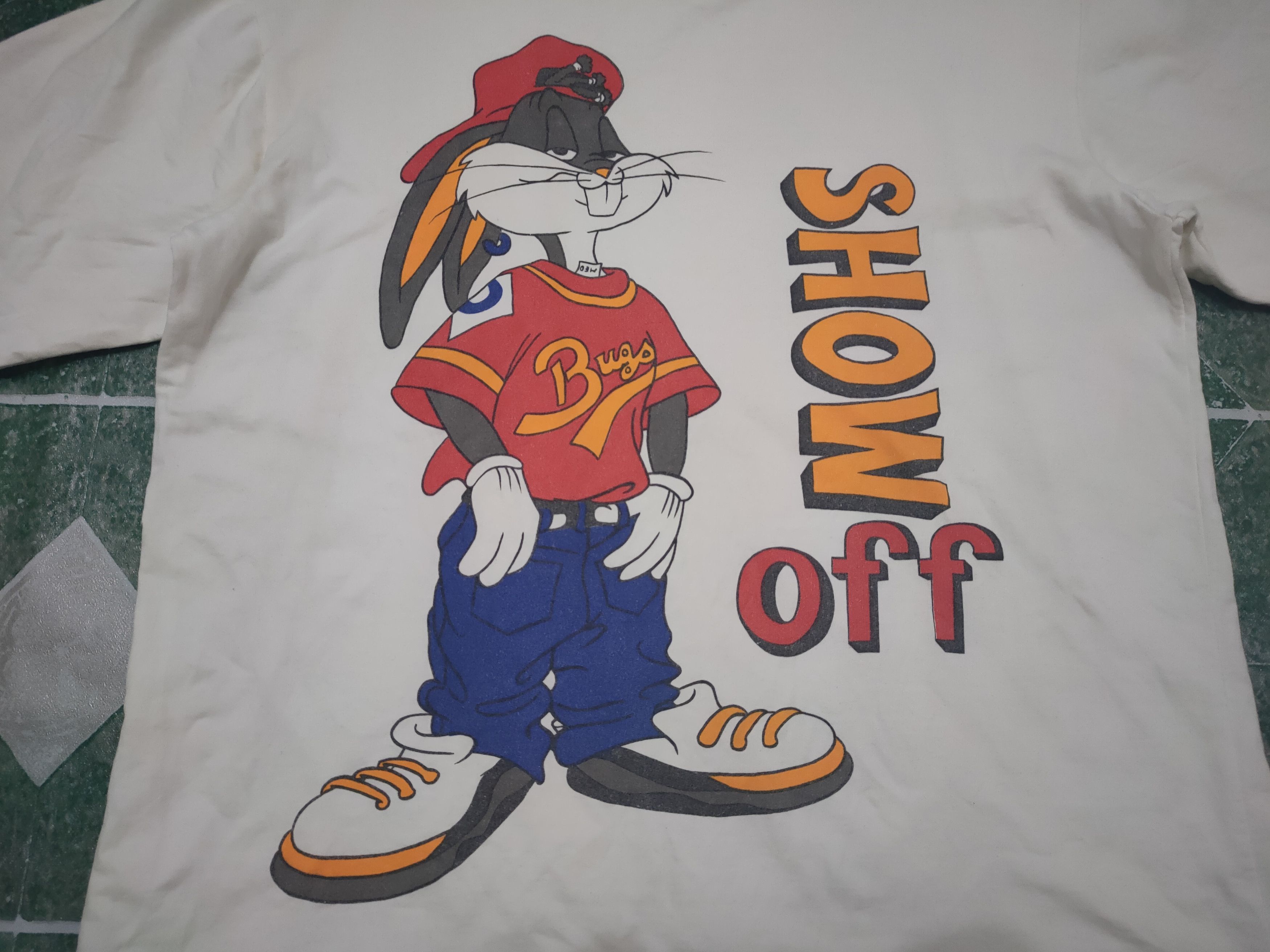Cartoon Network × Vintage Vintage Bugs Bunny Big Logo Printed Front & back Long Sleeve Size US M / EU 48-50 / 2 - 2 Thumbnail