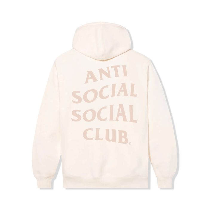 Anti Social Social Club assc same but different tonal bone hoodie ...