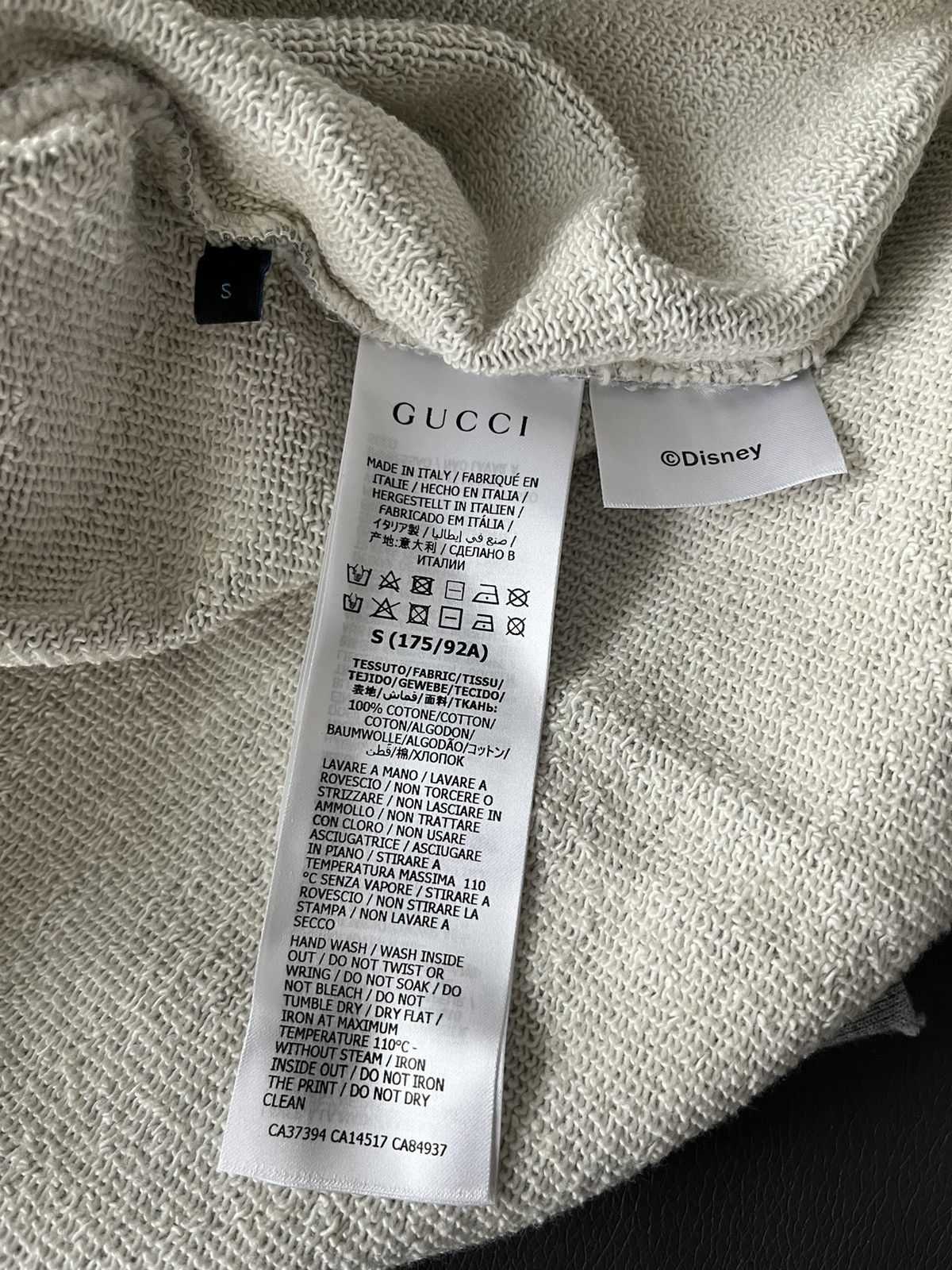 Disney × Gucci Super Runway Gucci Brand New Limited Edition Sweatshirt Size US S / EU 44-46 / 1 - 8 Thumbnail