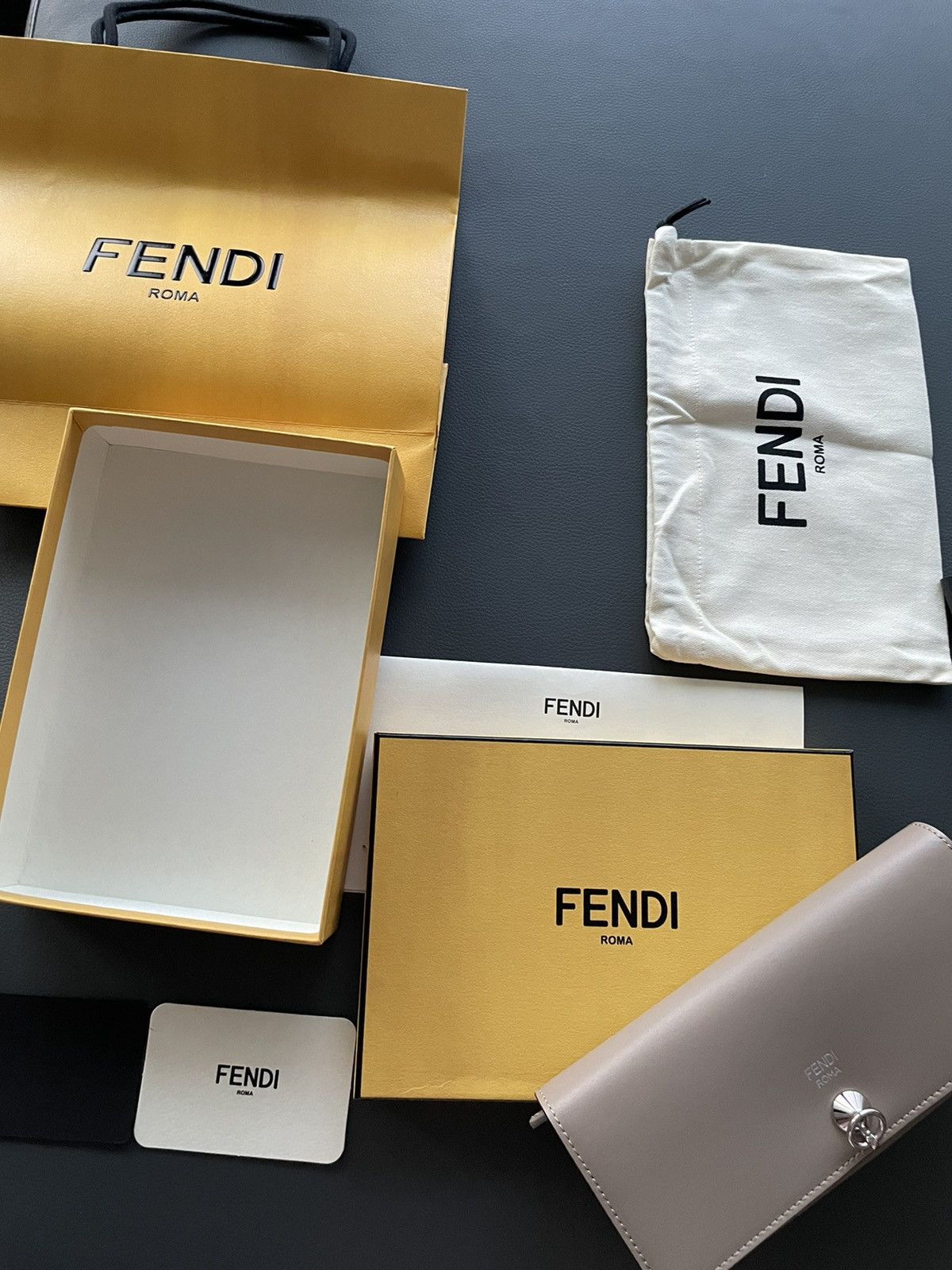Fendi New Super Runway Limited Edition Hermes Grade Leather Wallet Size ONE SIZE - 14 Thumbnail