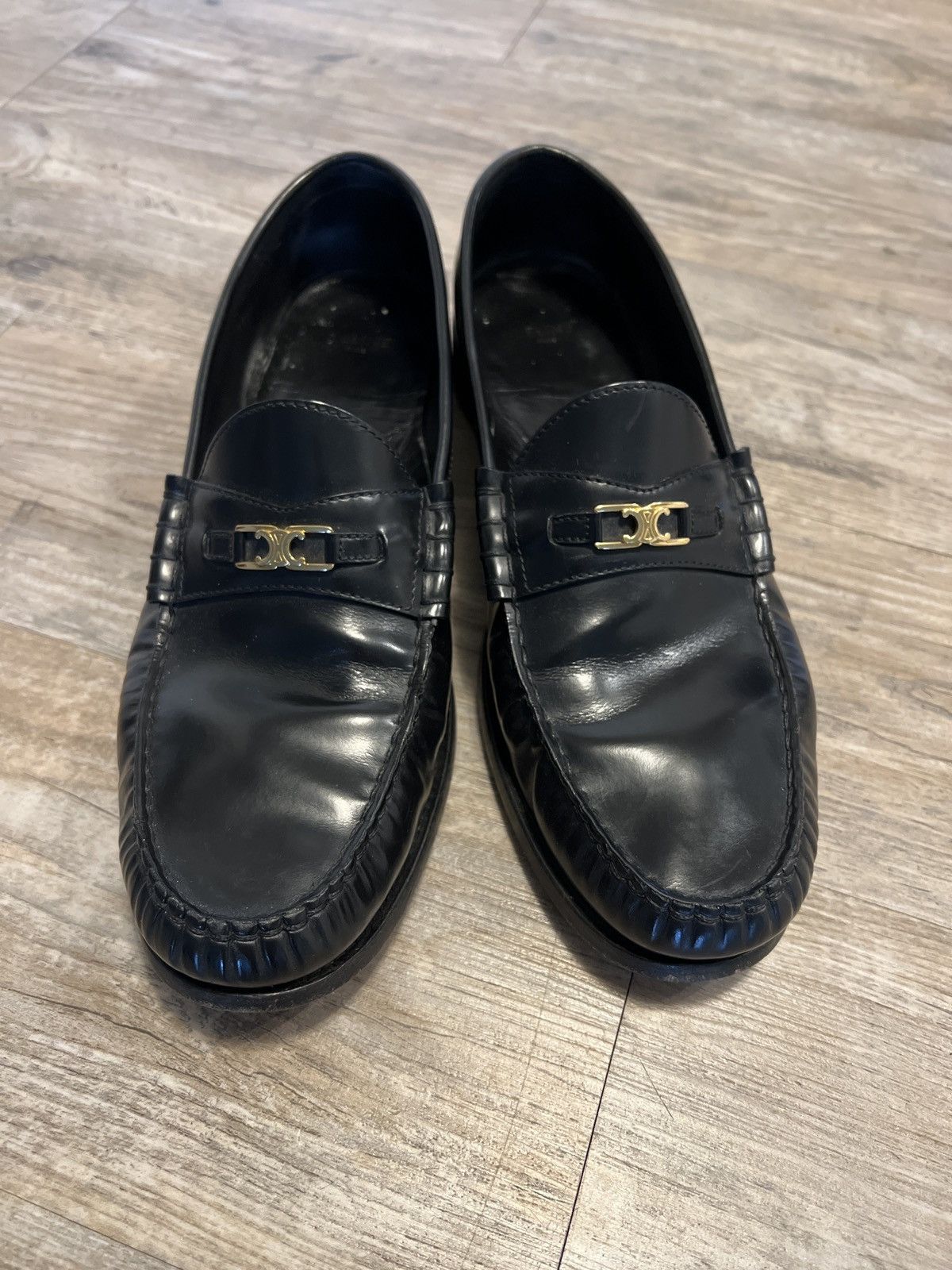 Celine Celine Triomphe Loafers | Grailed