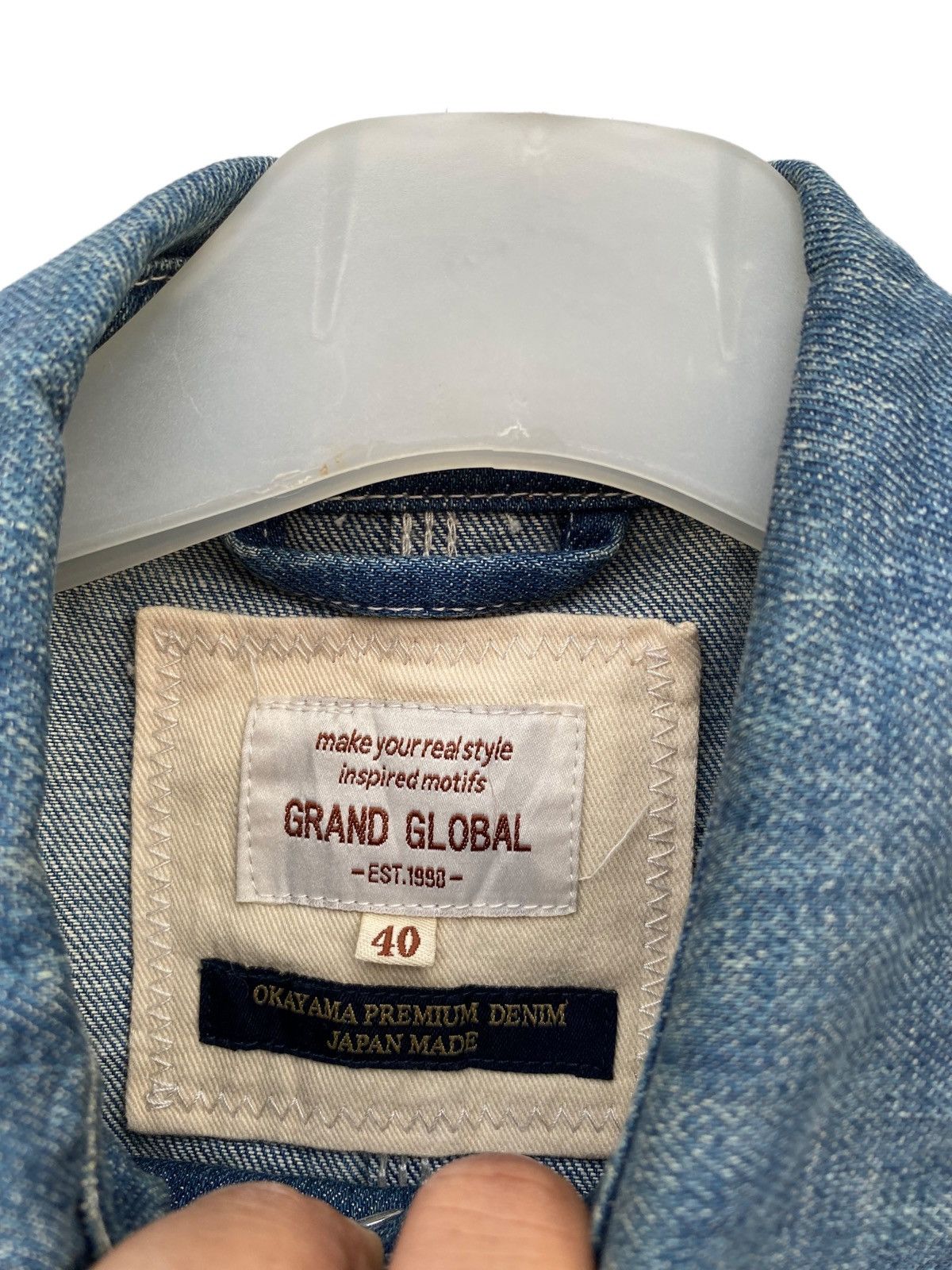 Japanese Brand Vintage Grand Global Worker Jacket Size US L / EU 52-54 / 3 - 11 Thumbnail