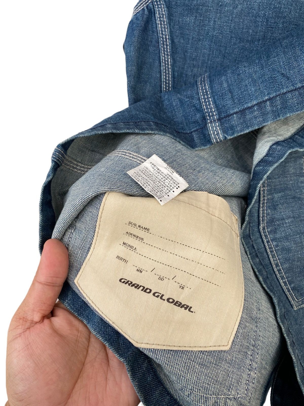 Japanese Brand Vintage Grand Global Worker Jacket Size US L / EU 52-54 / 3 - 7 Thumbnail