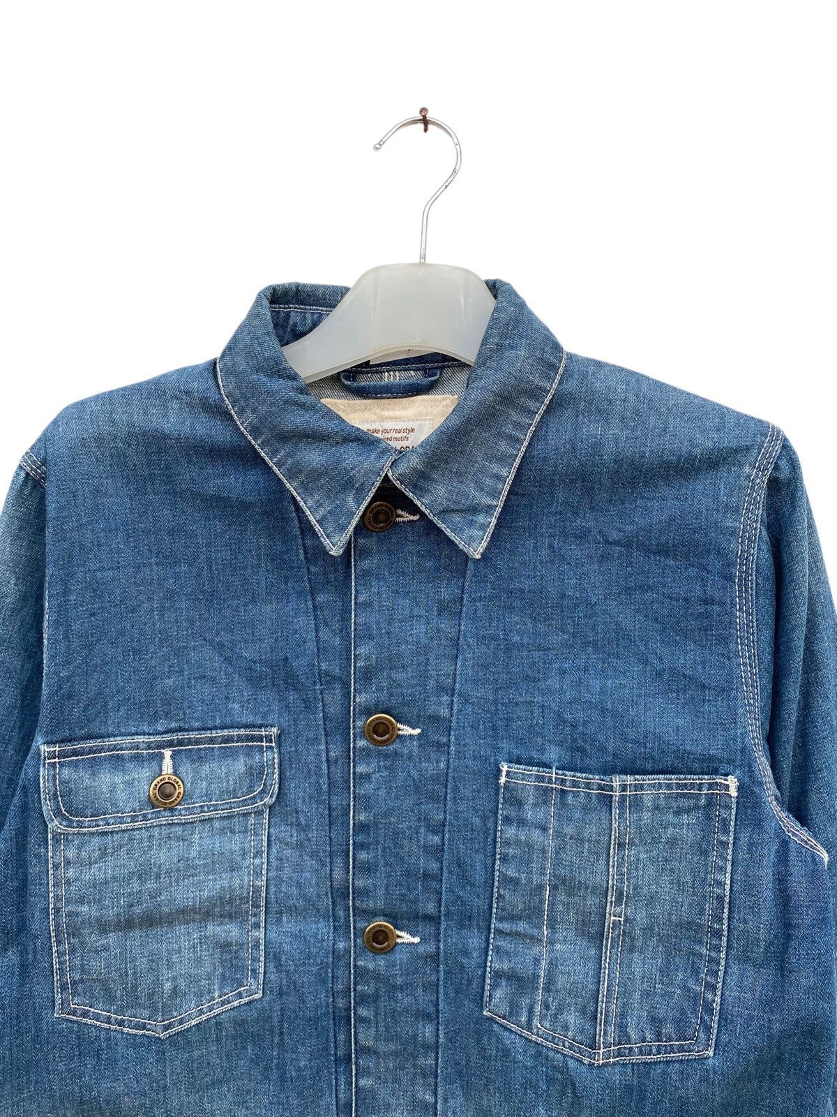 Japanese Brand Vintage Grand Global Worker Jacket Size US L / EU 52-54 / 3 - 3 Thumbnail