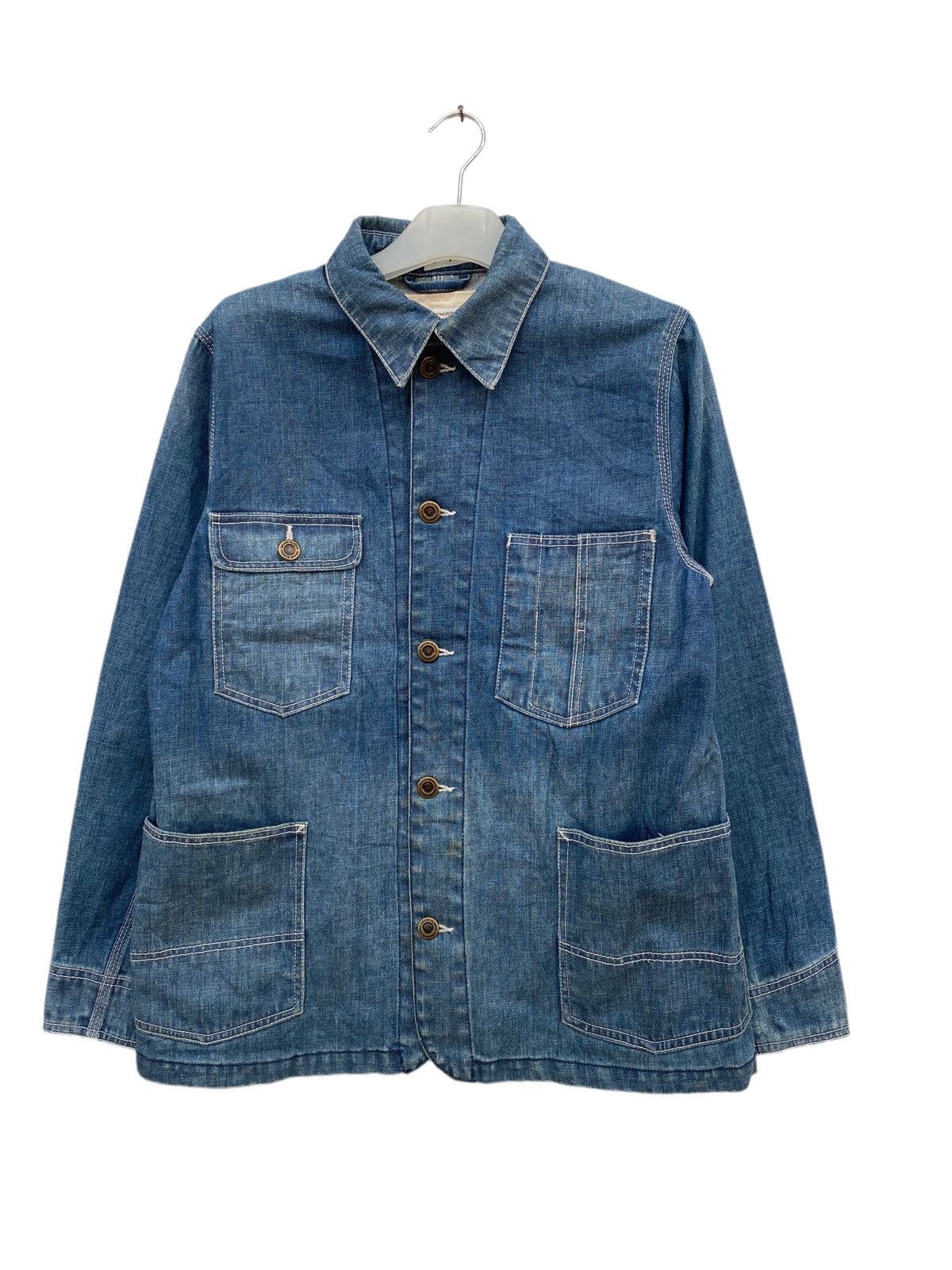 Japanese Brand Vintage Grand Global Worker Jacket Size US L / EU 52-54 / 3 - 1 Thumbnail