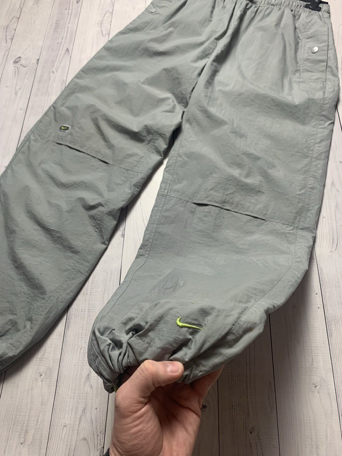 Nike × Vintage Vintage Nike Drill pants joggers logo size M Size US 32 / EU 48 - 4 Thumbnail