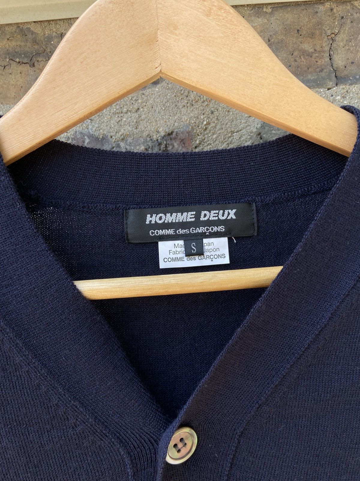 Comme des Garcons Homme Deux Accented Full Cardigan Size US S / EU 44-46 / 1 - 2 Thumbnail