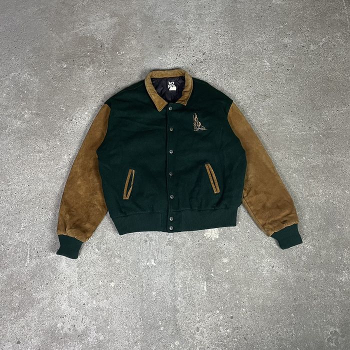 Vintage Rare Vintage 90s No Fear Varsity Jacket Made in USA | Grailed