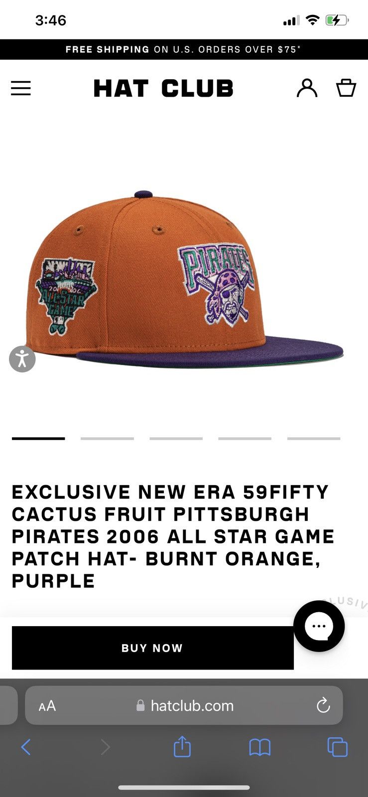 Pirates x Hat Club Cactus Fruit - 7 3/8