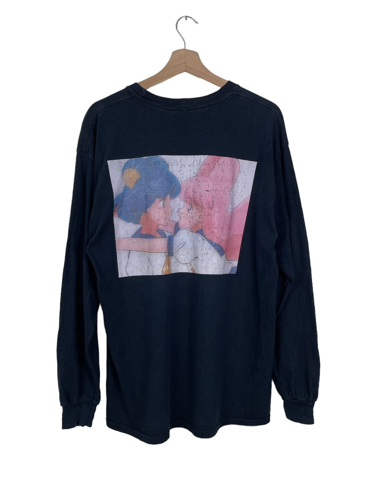 Anime × Vintage Anime Sailormoon Bootleg Tee | Arabic Text Longsleeve Size US L / EU 52-54 / 3 - 1 Thumbnail