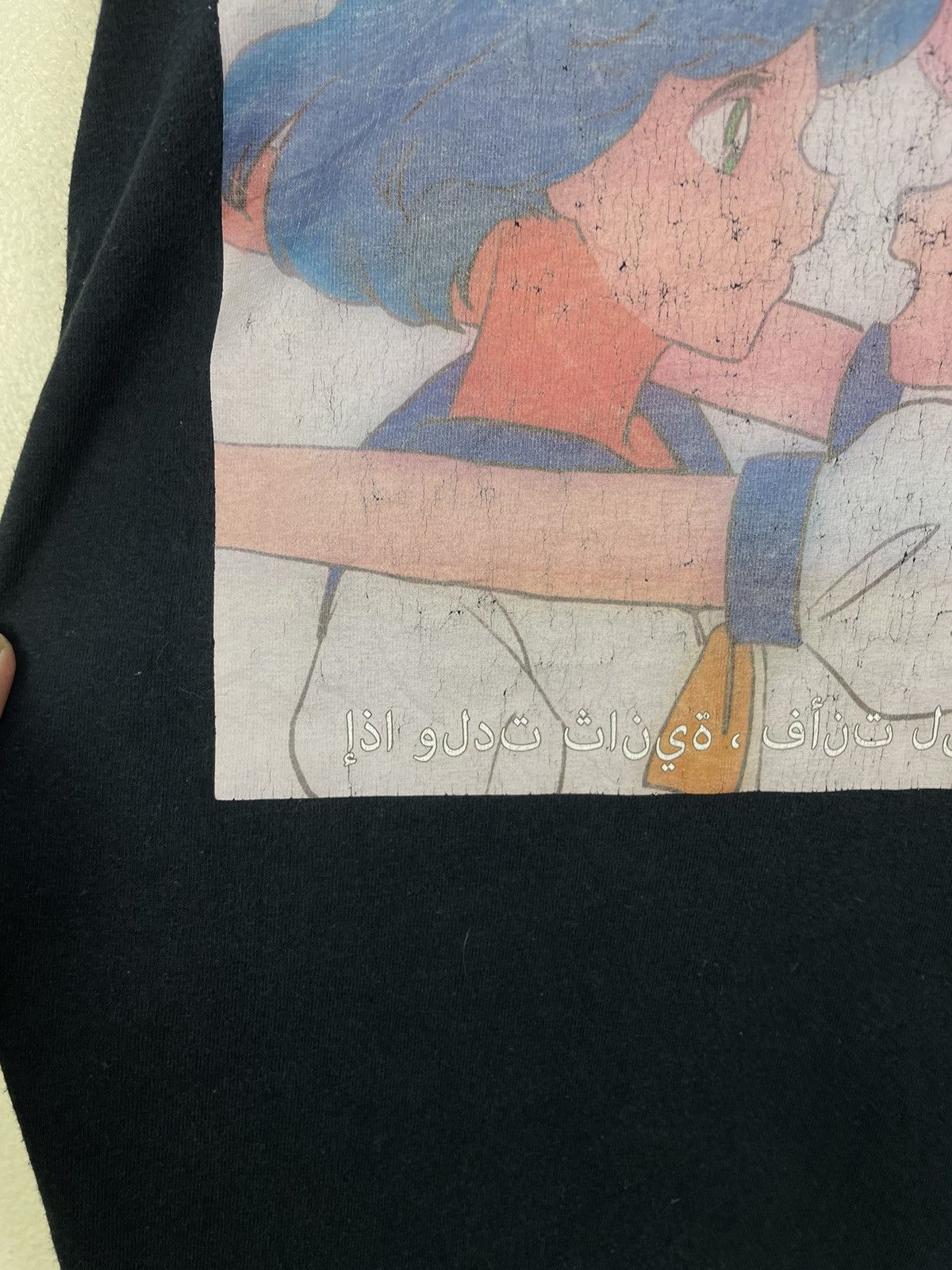 Anime × Vintage Anime Sailormoon Bootleg Tee | Arabic Text Longsleeve Size US L / EU 52-54 / 3 - 6 Thumbnail