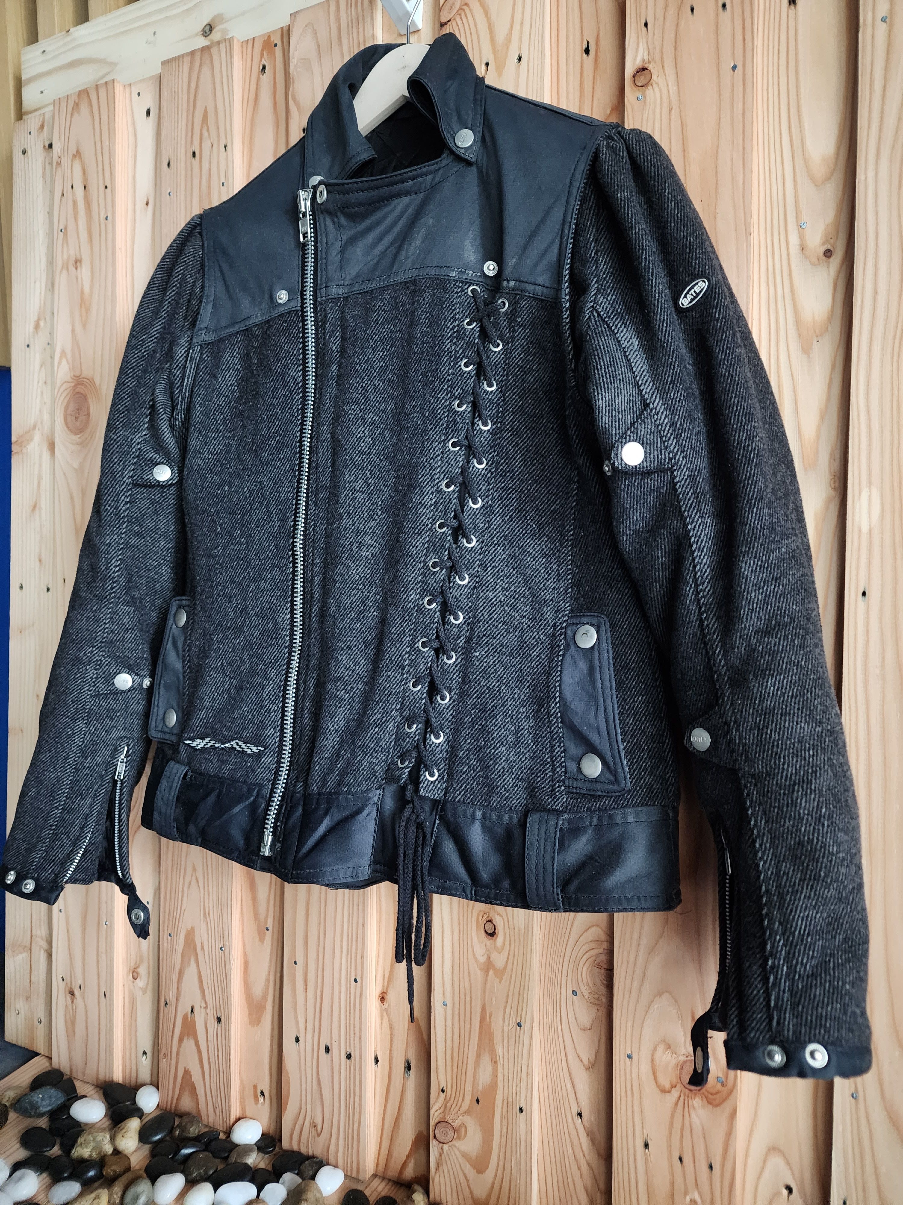 Perfecto Design Wool Custom Bates Motorcycle Jacket