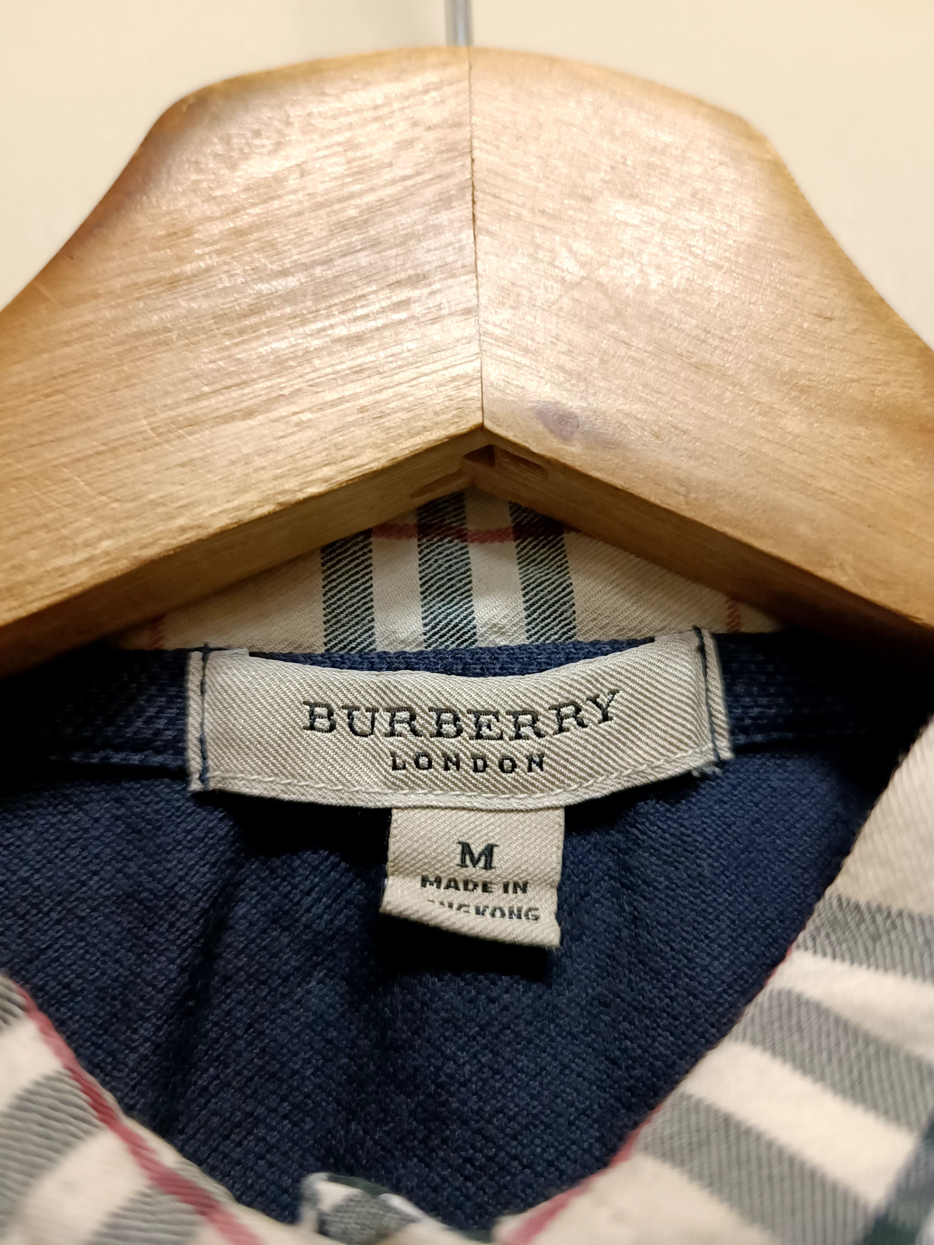 Burberry × Burberry Prorsum × Vintage vintage burberry nova check polo shirt Size M / US 6-8 / IT 42-44 - 3 Thumbnail
