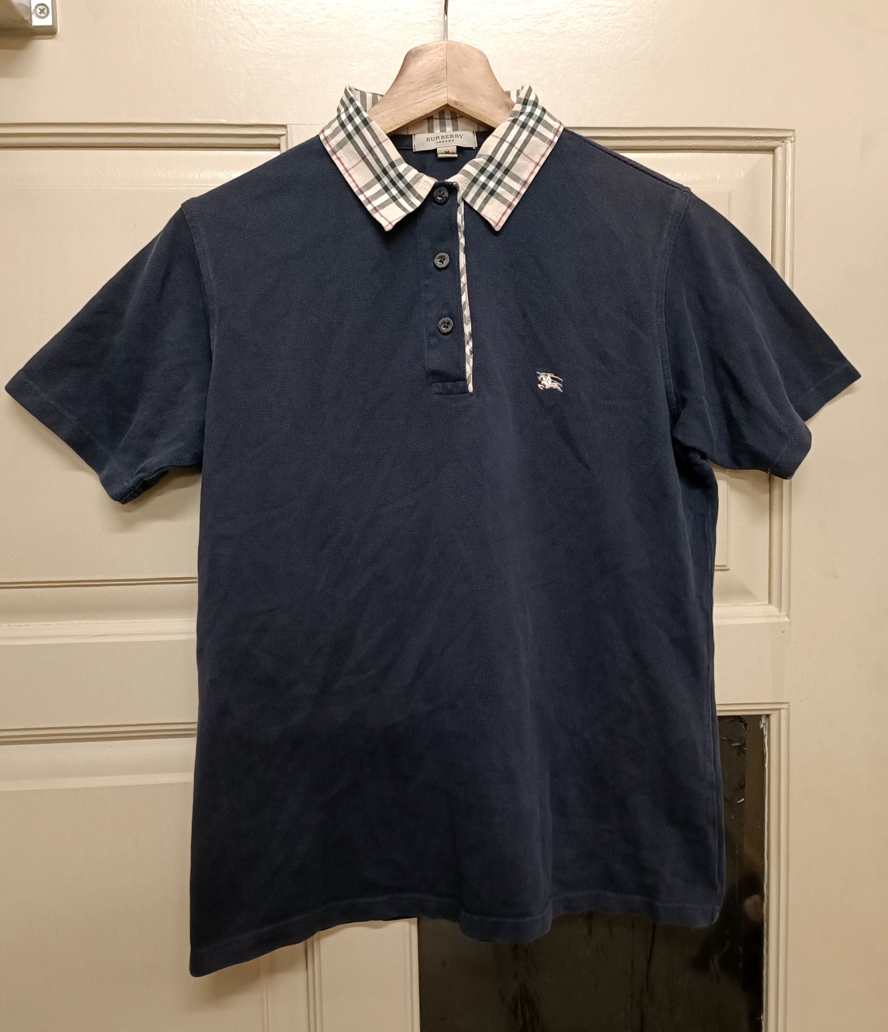 Burberry × Burberry Prorsum × Vintage vintage burberry nova check polo shirt Size M / US 6-8 / IT 42-44 - 1 Thumbnail