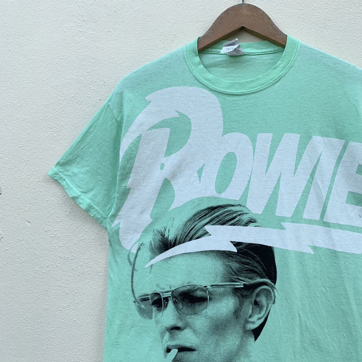 Band Tees × Gildan × Vintage Vintage DAVID BOWIE FULLPRINT DESIGN T-shirt Size US M / EU 48-50 / 2 - 4 Thumbnail